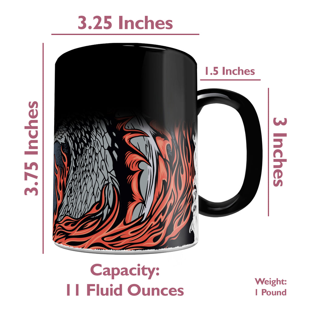 House of the Dragon (Fire and Dragon) Morphing Mugs® Heat-Sensitive Mug MMUG1509