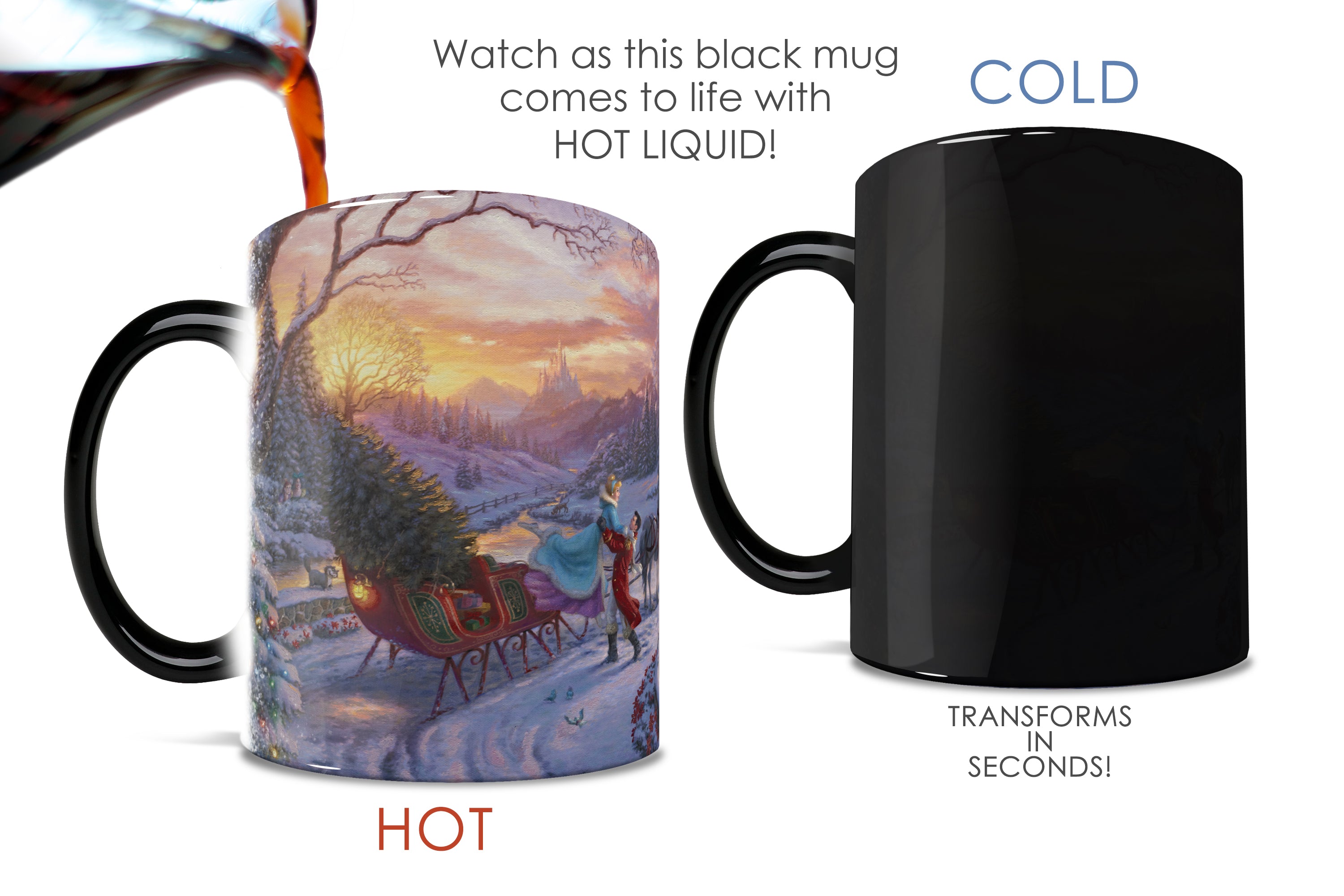 Disney (Cinderella Bringing Home the Tree) Morphing Mugs®  Heat-Sensitive Mug MMUG1510