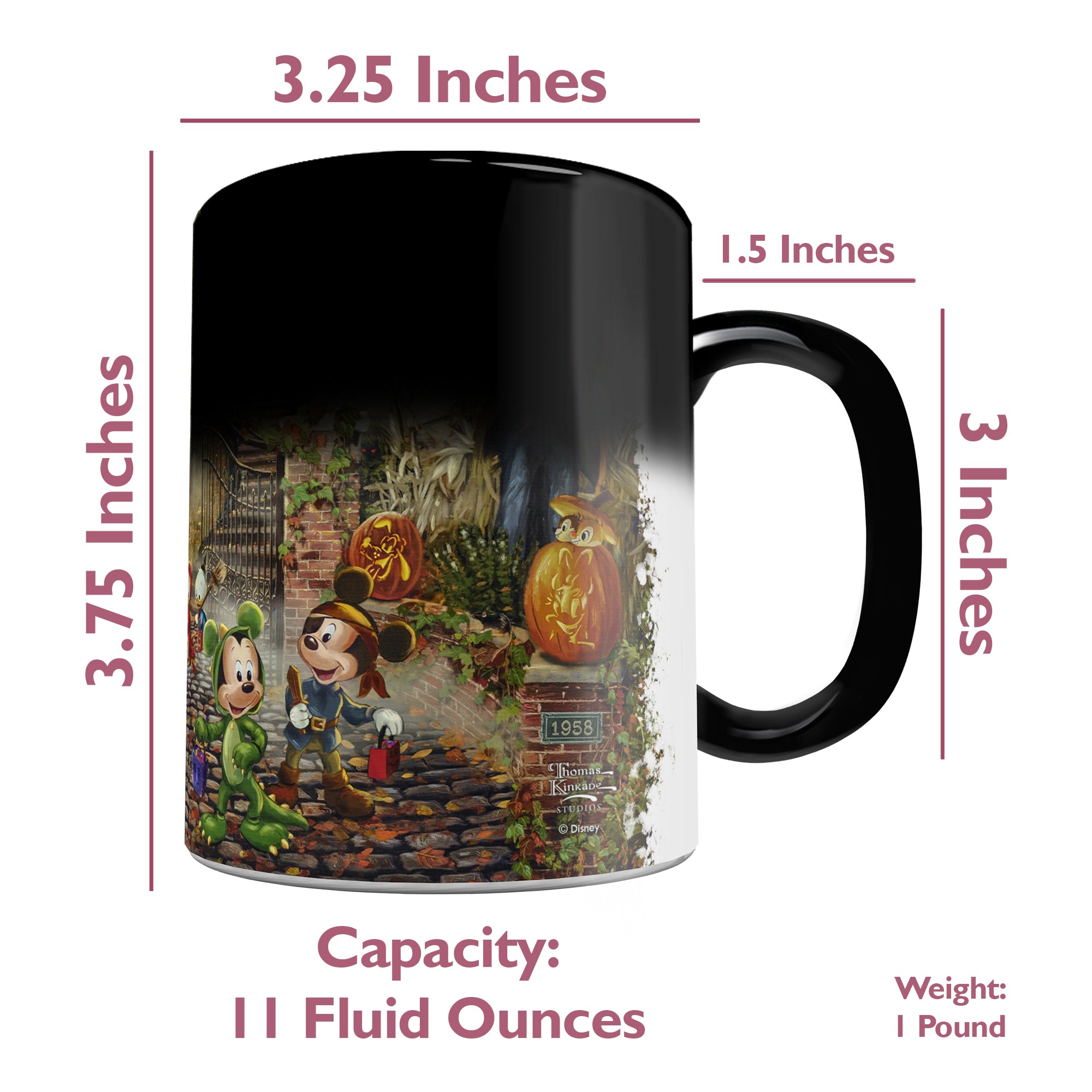 Disney (Mickey and Minnie Mouse - Halloween Fun) Morphing Mugs® Heat-Sensitive Mug MMUG1511