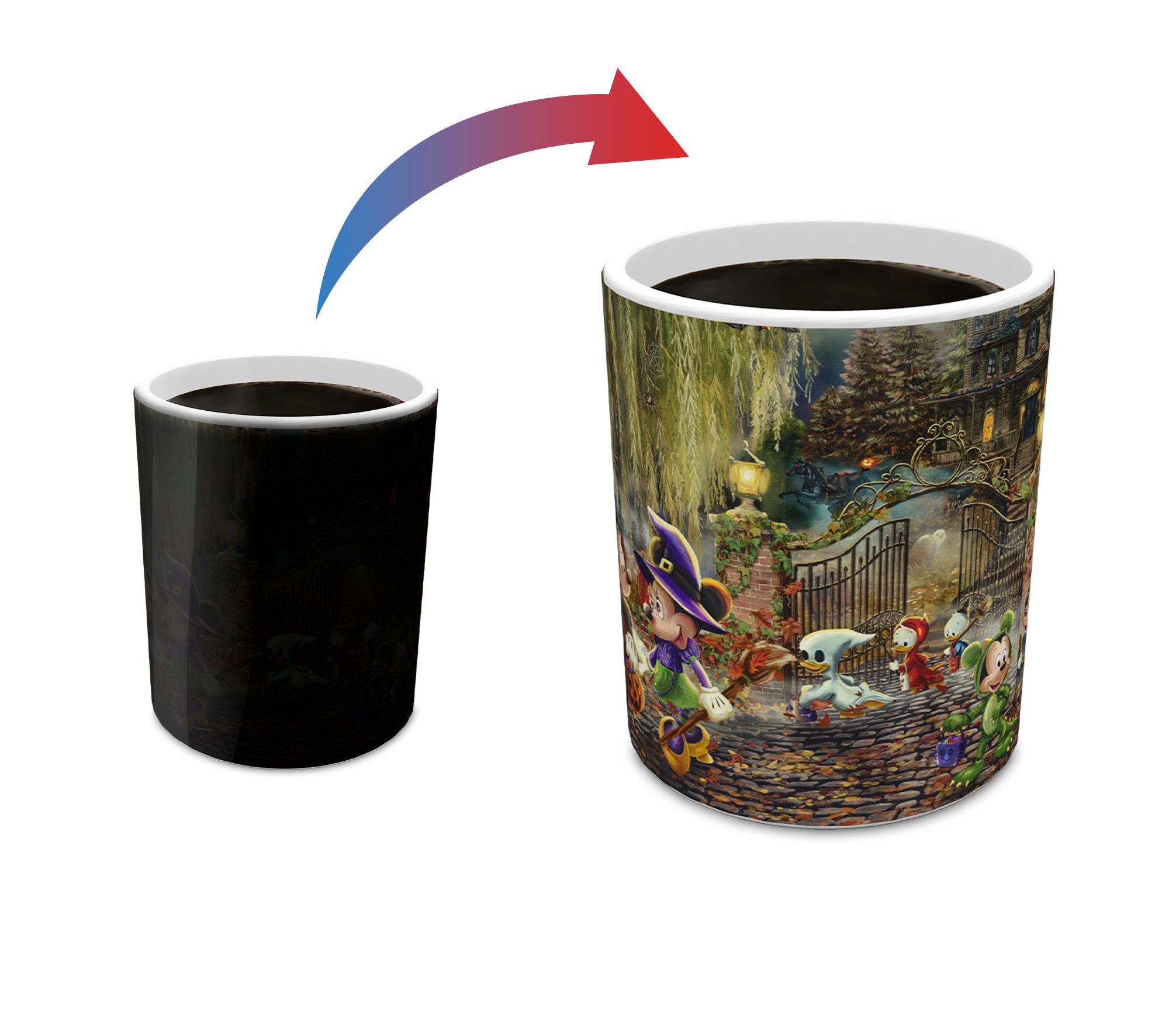 Disney (Mickey and Minnie Mouse - Halloween Fun) Morphing Mugs® Heat-Sensitive Mug MMUG1511