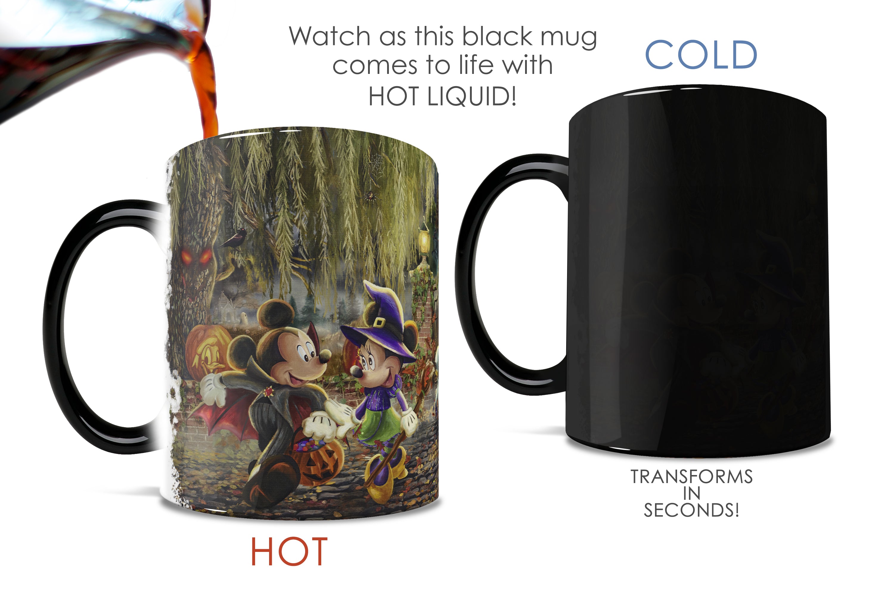 Disney (Mickey and Minnie Mouse - Halloween Fun) Morphing Mugs® Heat-Sensitive Mug MMUG1511