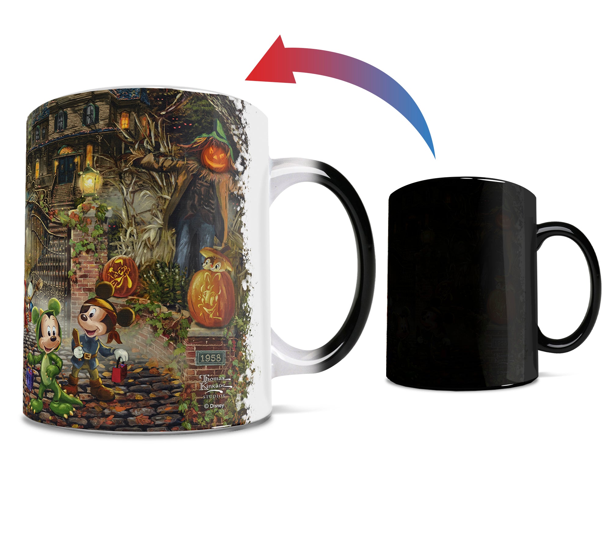 Disney (Mickey and Minnie Mouse - Halloween Fun) Morphing Mugs® Heat-Sensitive Mug MMUG1511