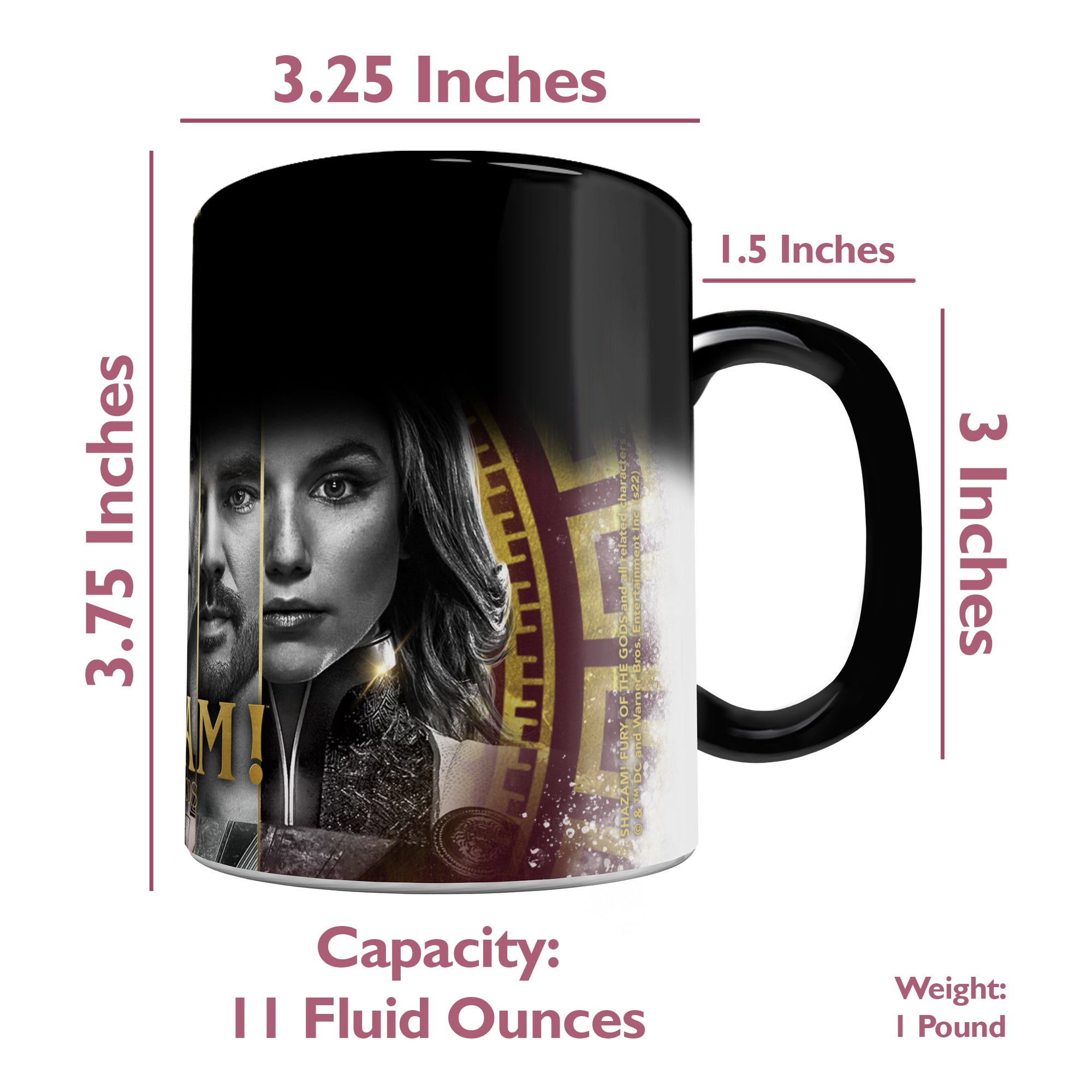 Shazam! Fury Of The Gods (Group) 11 oz Morphing Mugs®  Heat- Sensitive Mug MMUG1516