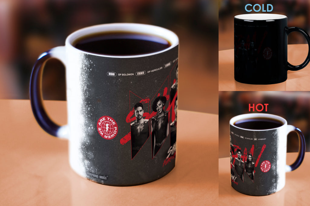 Shazam! Fury Of The Gods (We Are The Power) Morphing Mugs®  Heat-Sensitive Mug MMUG1517