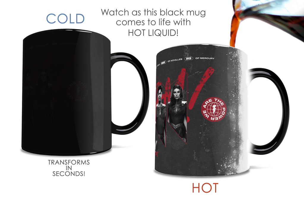 Shazam! Fury Of The Gods (We Are The Power) Morphing Mugs®  Heat-Sensitive Mug MMUG1517