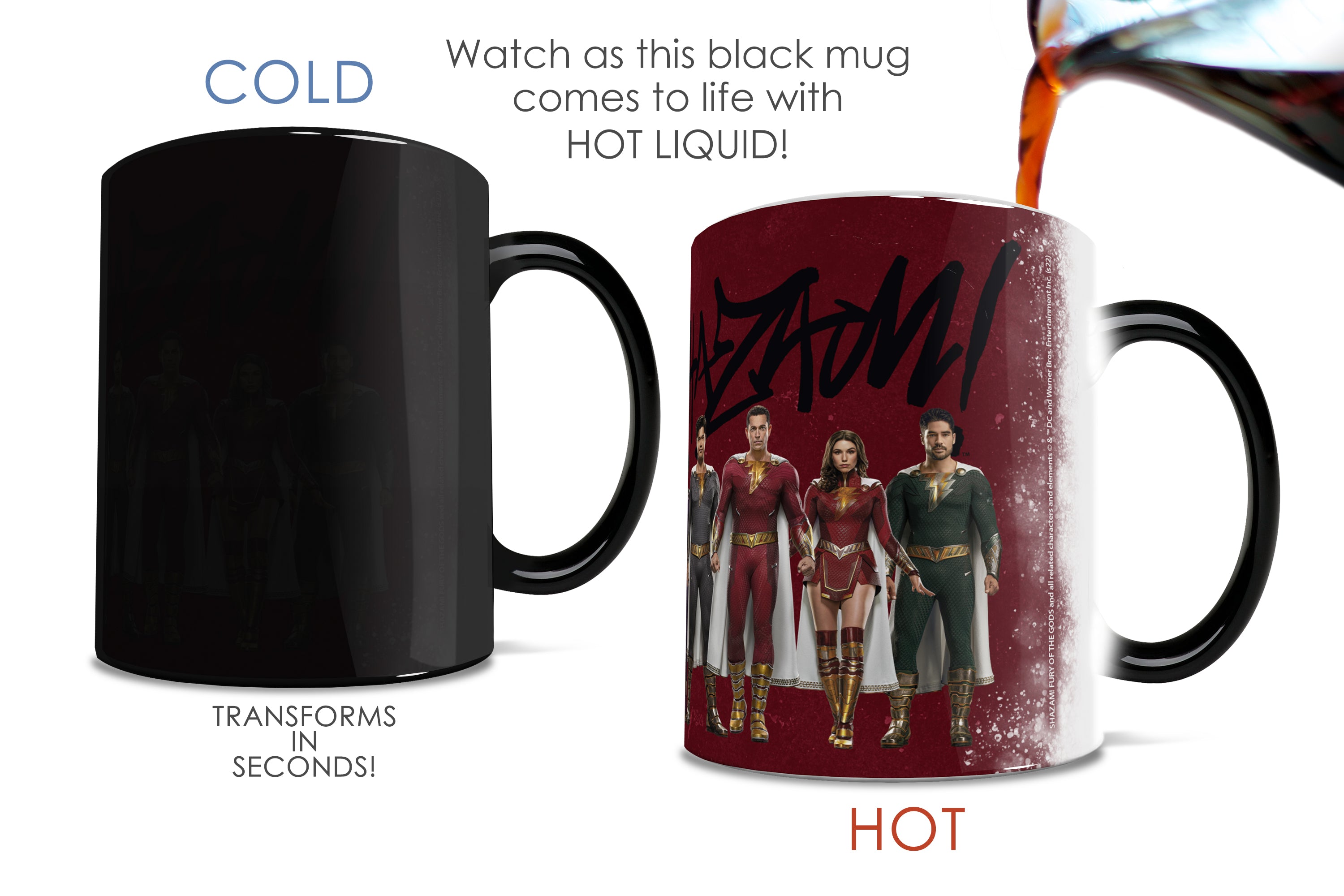 Shazam! Fury Of The Gods (Shazam!) Morphing Mugs®  Heat-Sensitive Mug MMUG1518