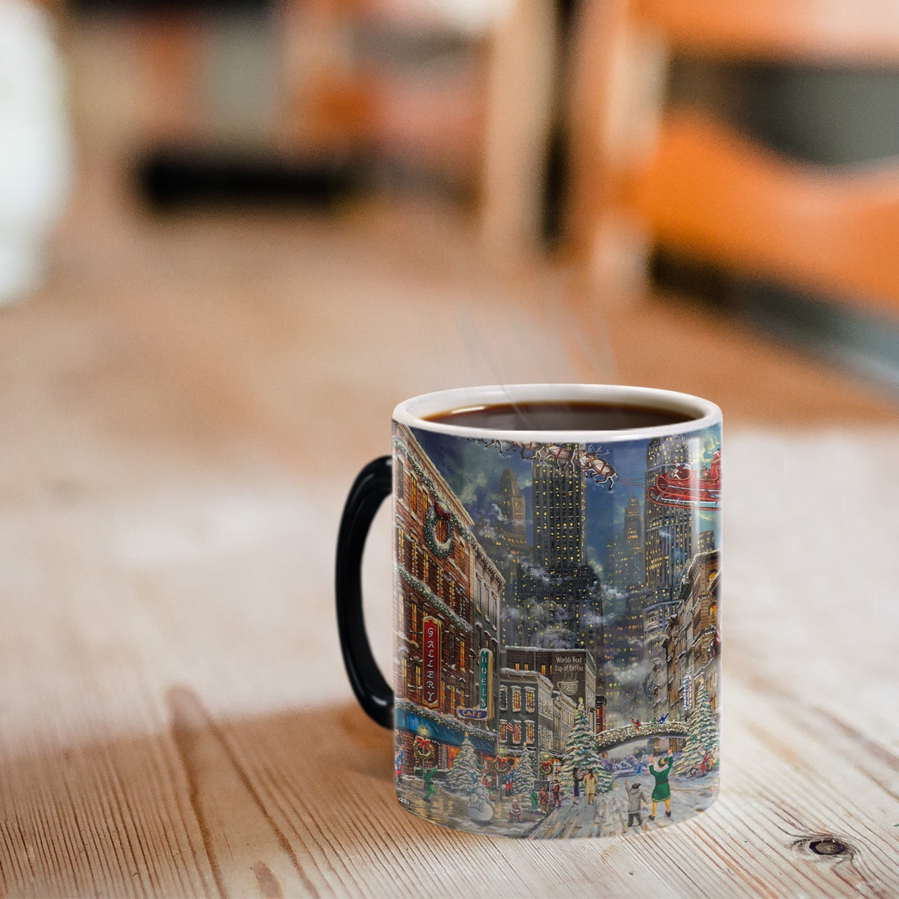 Elf Thomas Kinkade Studios (Buddy’s New York Christmas) Morphing Mugs® Heat-Sensitive Mug MMUG1522