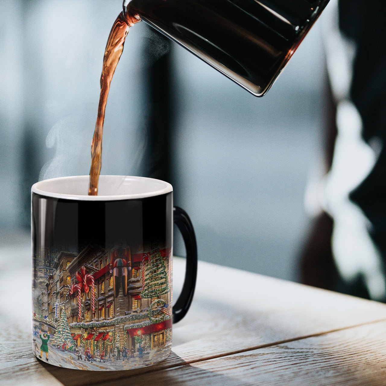 Elf Thomas Kinkade Studios (Buddy’s New York Christmas) Morphing Mugs® Heat-Sensitive Mug MMUG1522