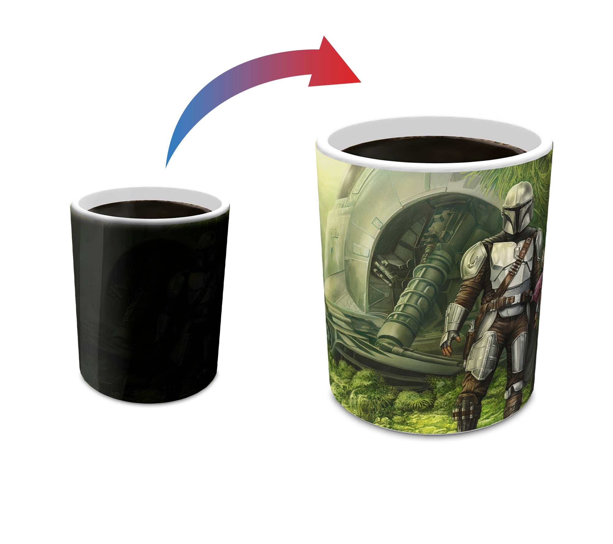 Star Wars (The Mandalorian - Brothers in Arms) Morphing Mugs®  Heat-Sensitive Mug MMUG1523