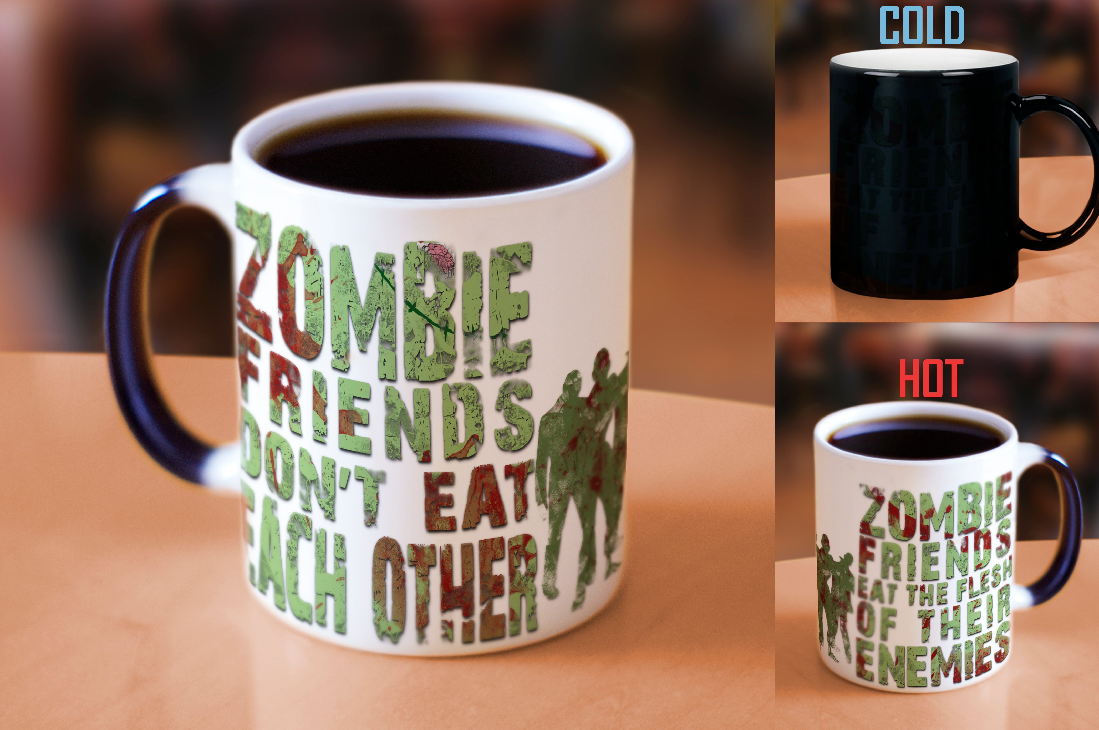 Halloween Collection (Zombie Friends) Morphing Mugs® Heat-Sensitive Mug MMUG152