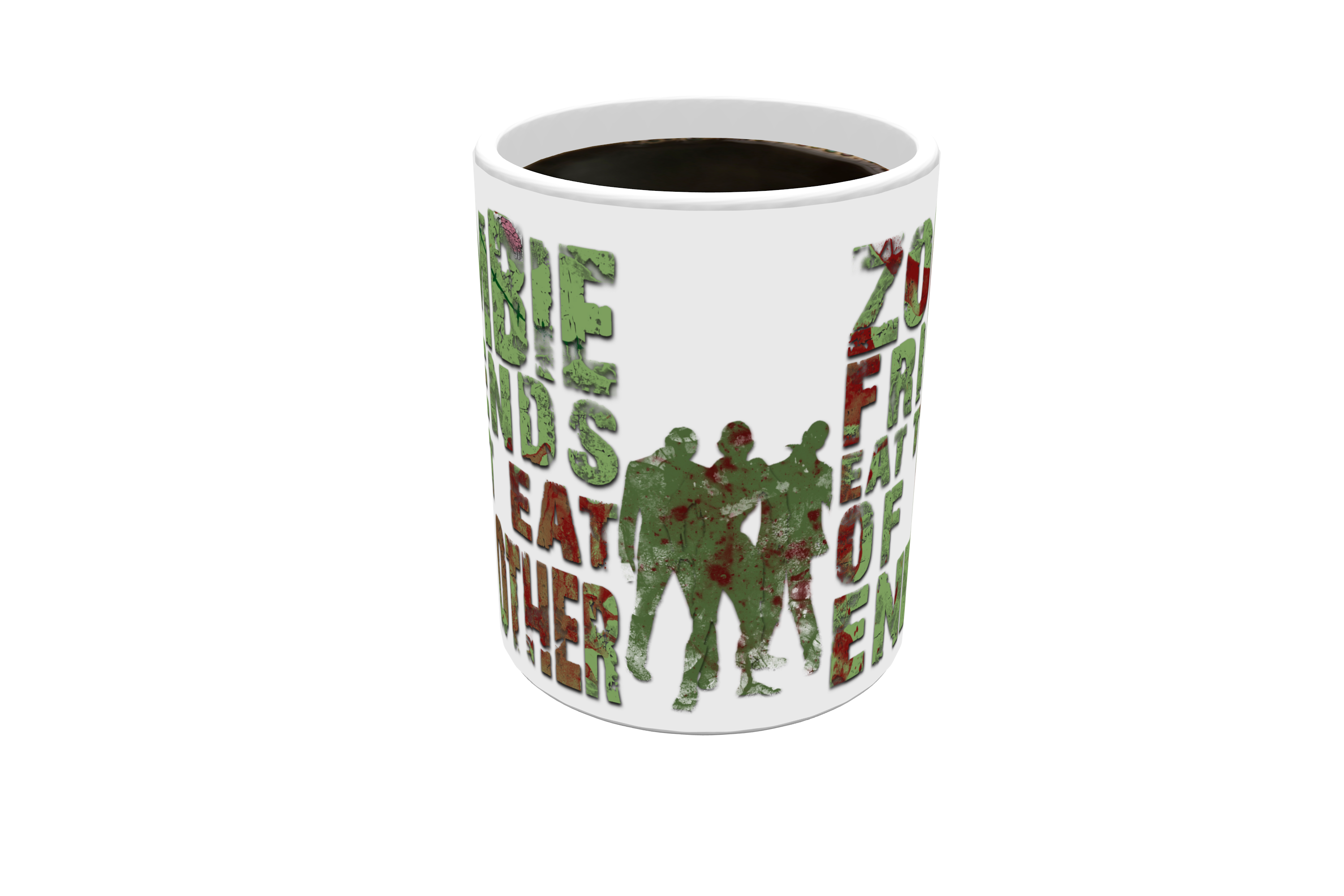 Halloween Collection (Zombie Friends) Morphing Mugs® Heat-Sensitive Mug MMUG152