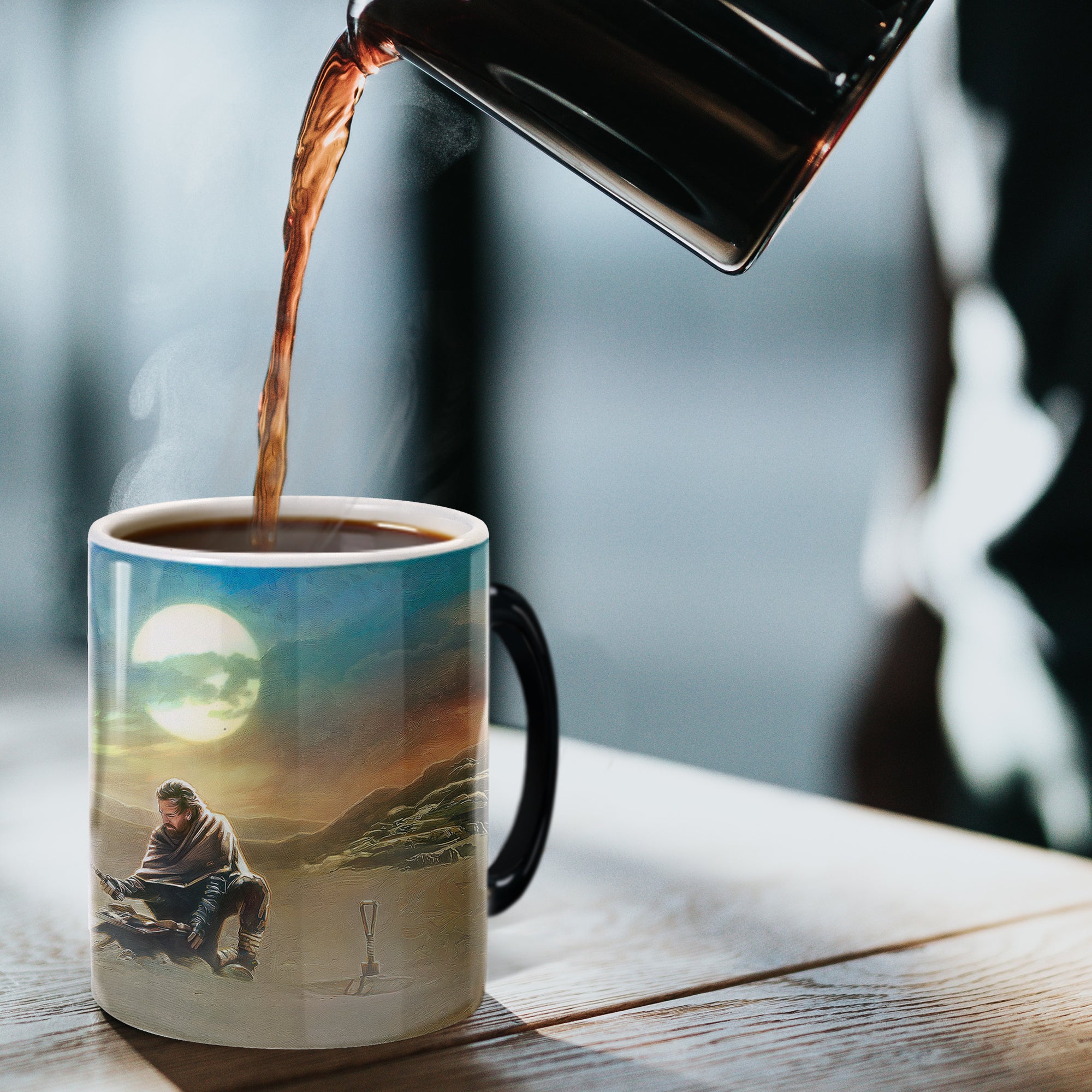 Star Wars (Obi-Wan Kenobi - Returning to his Past) Morphing Mugs® Heat-Sensitive Mug MMUG1537