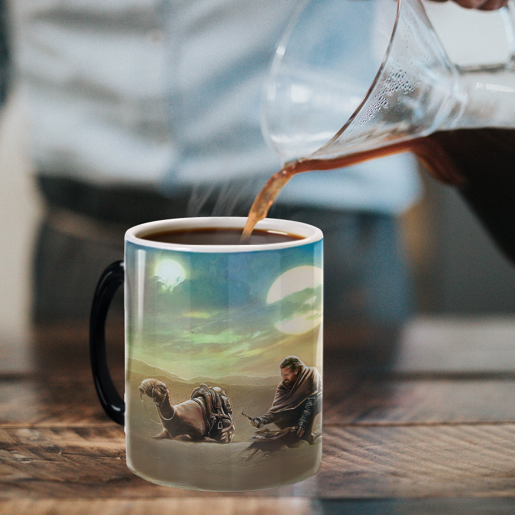 Star Wars (Obi-Wan Kenobi - Returning to his Past) Morphing Mugs® Heat-Sensitive Mug MMUG1537