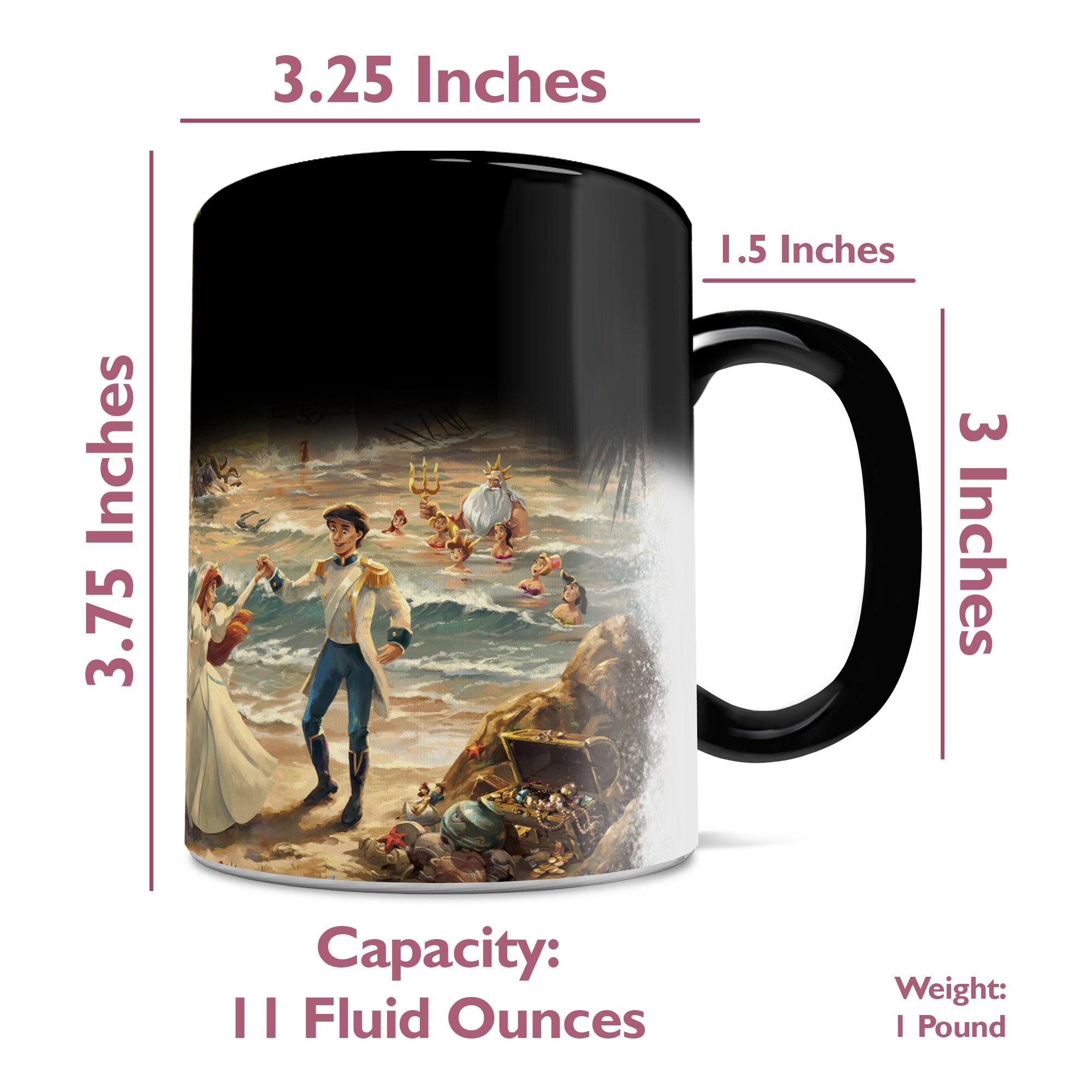 Disney (Little Mermaid Celebration of Love) Morphing Mugs®  Heat-Sensitive Mug MMUG1538