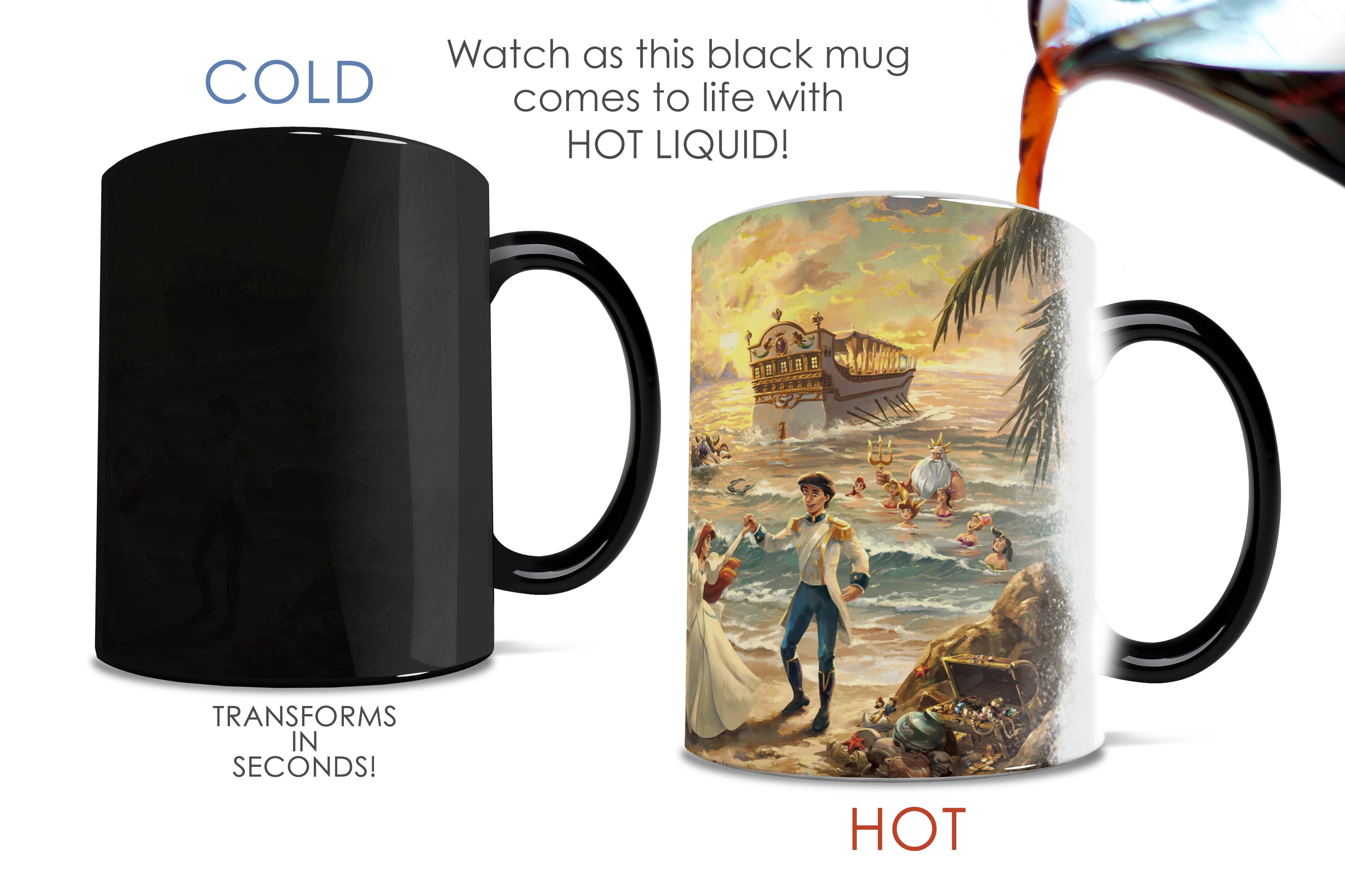 Disney (Little Mermaid Celebration of Love) Morphing Mugs®  Heat-Sensitive Mug MMUG1538