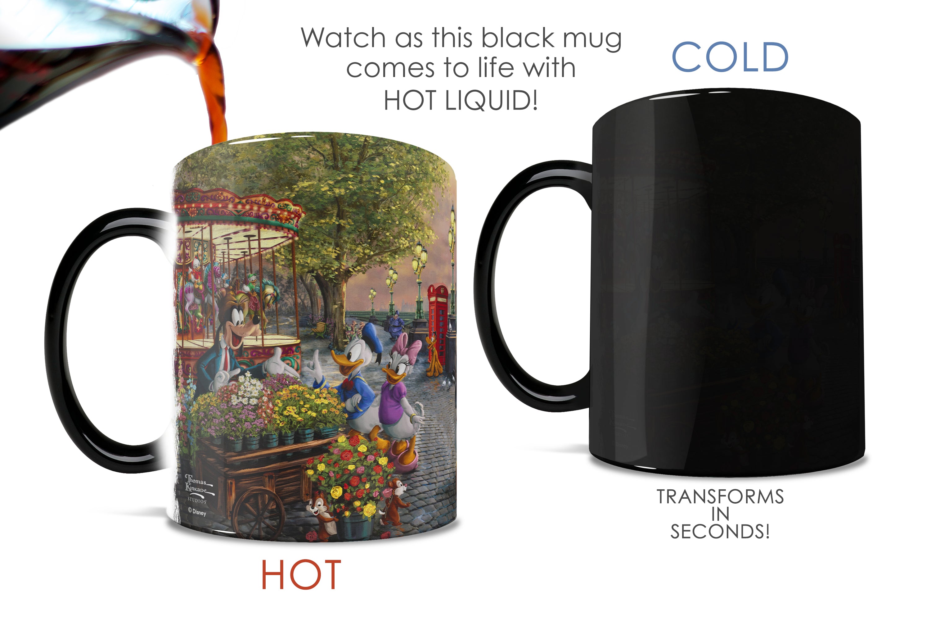 Disney (Mickey and Minnie Mouse - London) Morphing Mugs®  Heat-Sensitive Mug MMUG1541