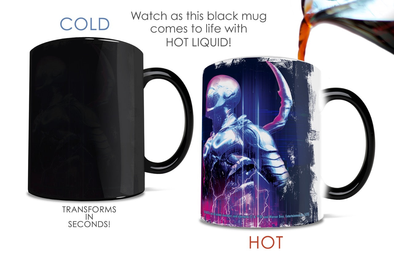 Blue Beetle (Pink & Blue) 11 oz Morphing Mugs® Heat-Sensitive Mug MMUG1555