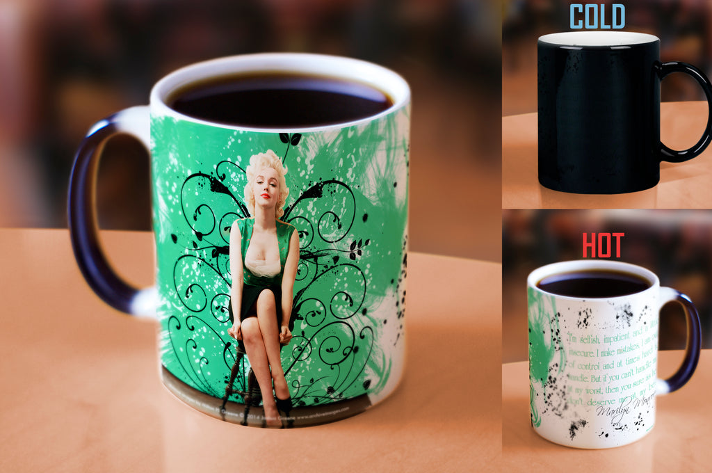 Marilyn Monroe (At My Worst) Morphing Mugs® Heat-Sensitive Mug MMUG157