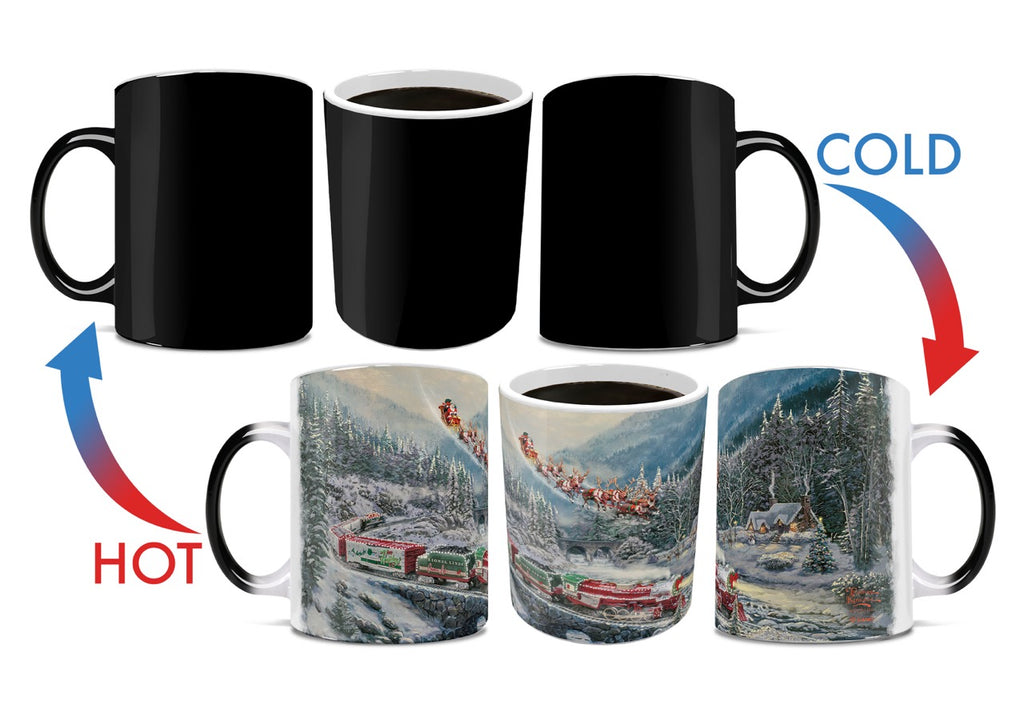 Thomas Kinkade (Lionel Train - Christmas Light Express) Morphing Mugs®  Heat-Sensitive Mug MMUG1594