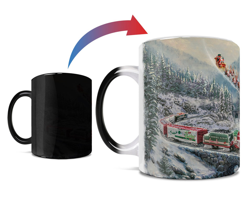 Thomas Kinkade (Lionel Train - Christmas Light Express) Morphing Mugs®  Heat-Sensitive Mug MMUG1594