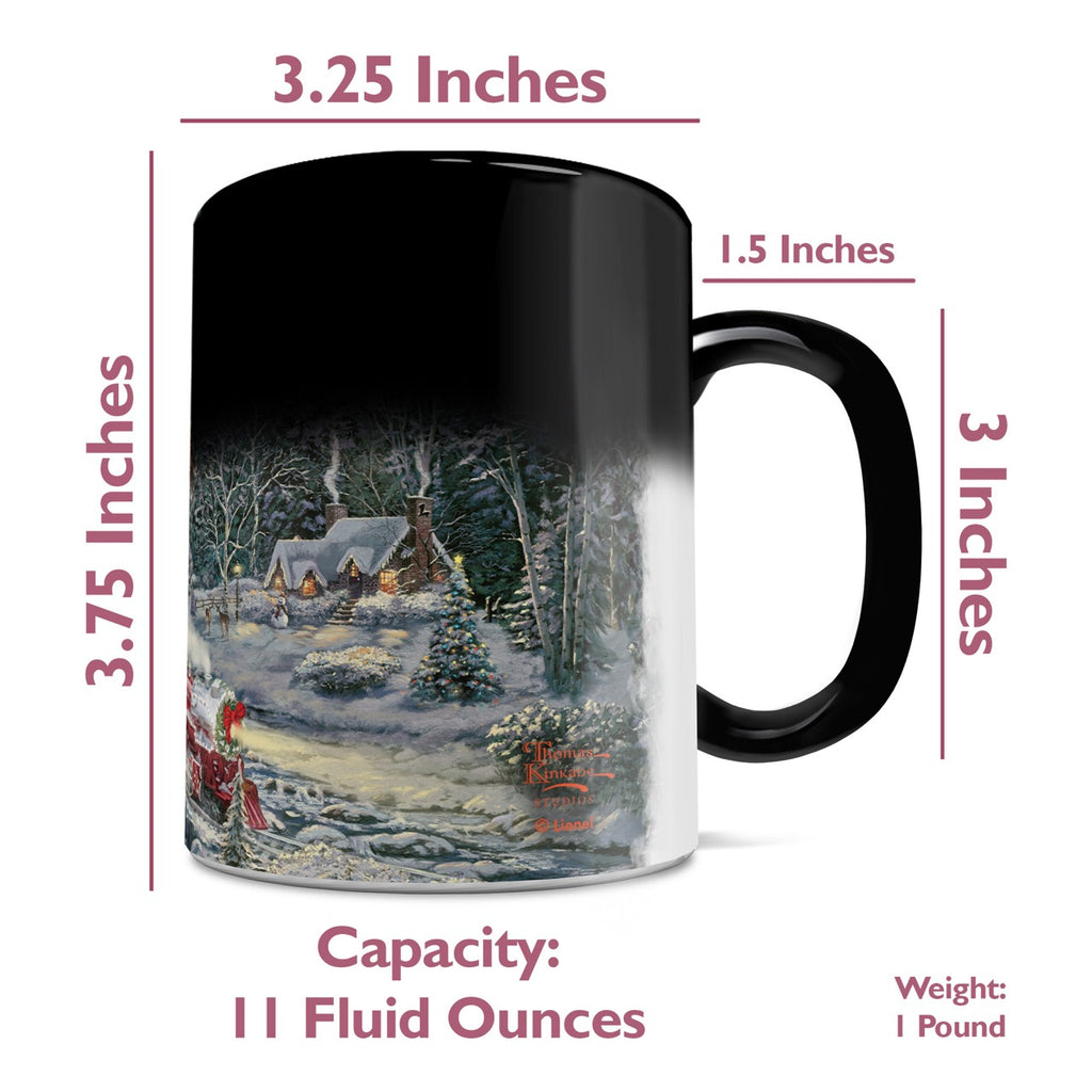 Thomas Kinkade (Lionel Train - Christmas Light Express) Morphing Mugs®  Heat-Sensitive Mug MMUG1594