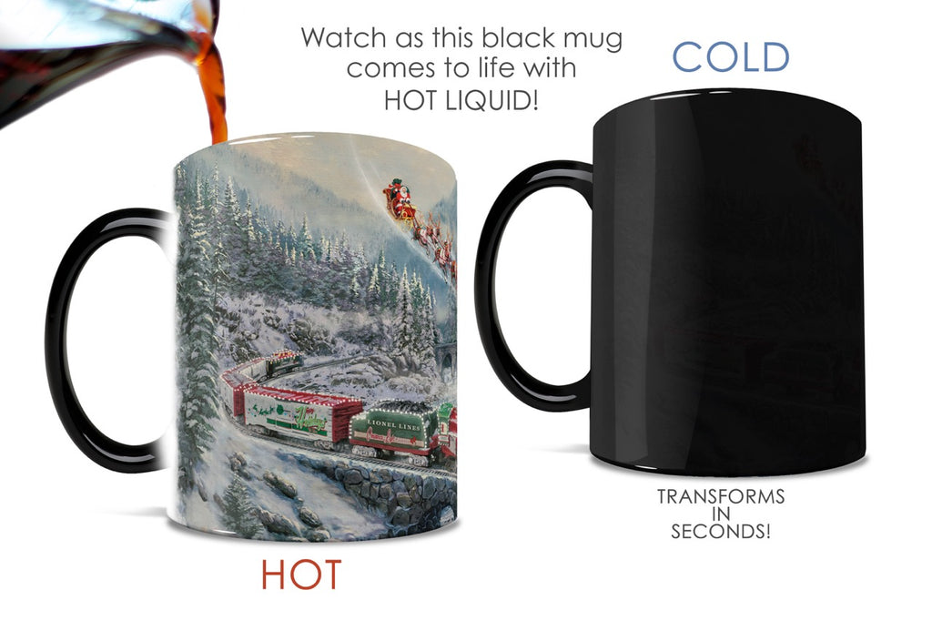 Thomas Kinkade (Lionel Train - Christmas Light Express) Morphing Mugs®  Heat-Sensitive Mug MMUG1594