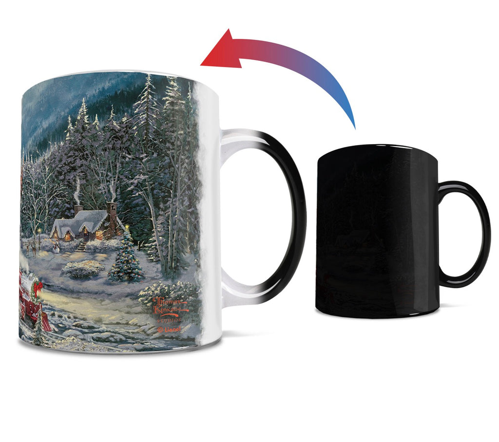 Thomas Kinkade (Lionel Train - Christmas Light Express) Morphing Mugs®  Heat-Sensitive Mug MMUG1594