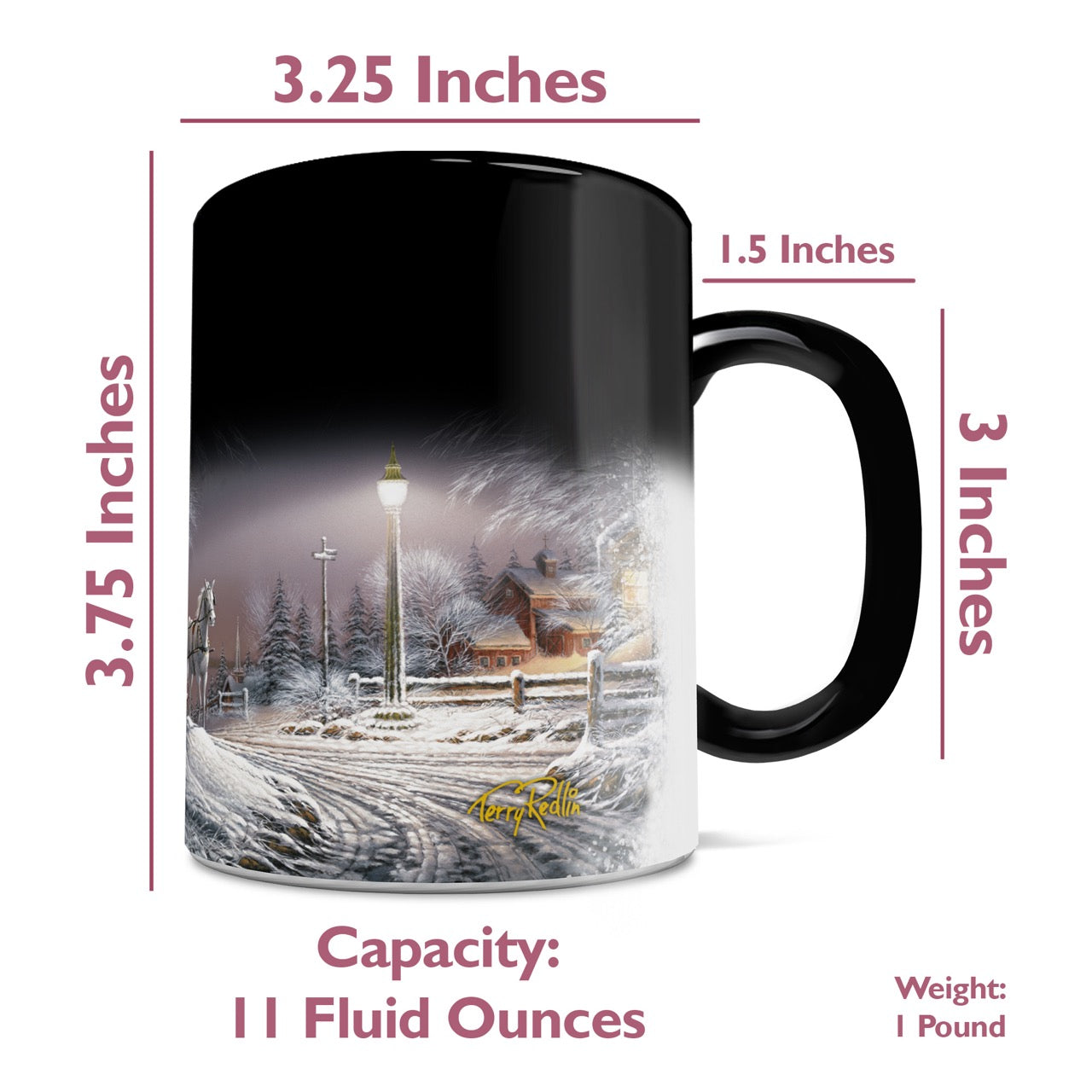 Wild Wings (Winter Wonderland) Morphing Mugs®  Heat-Sensitive Mug MMUG1597