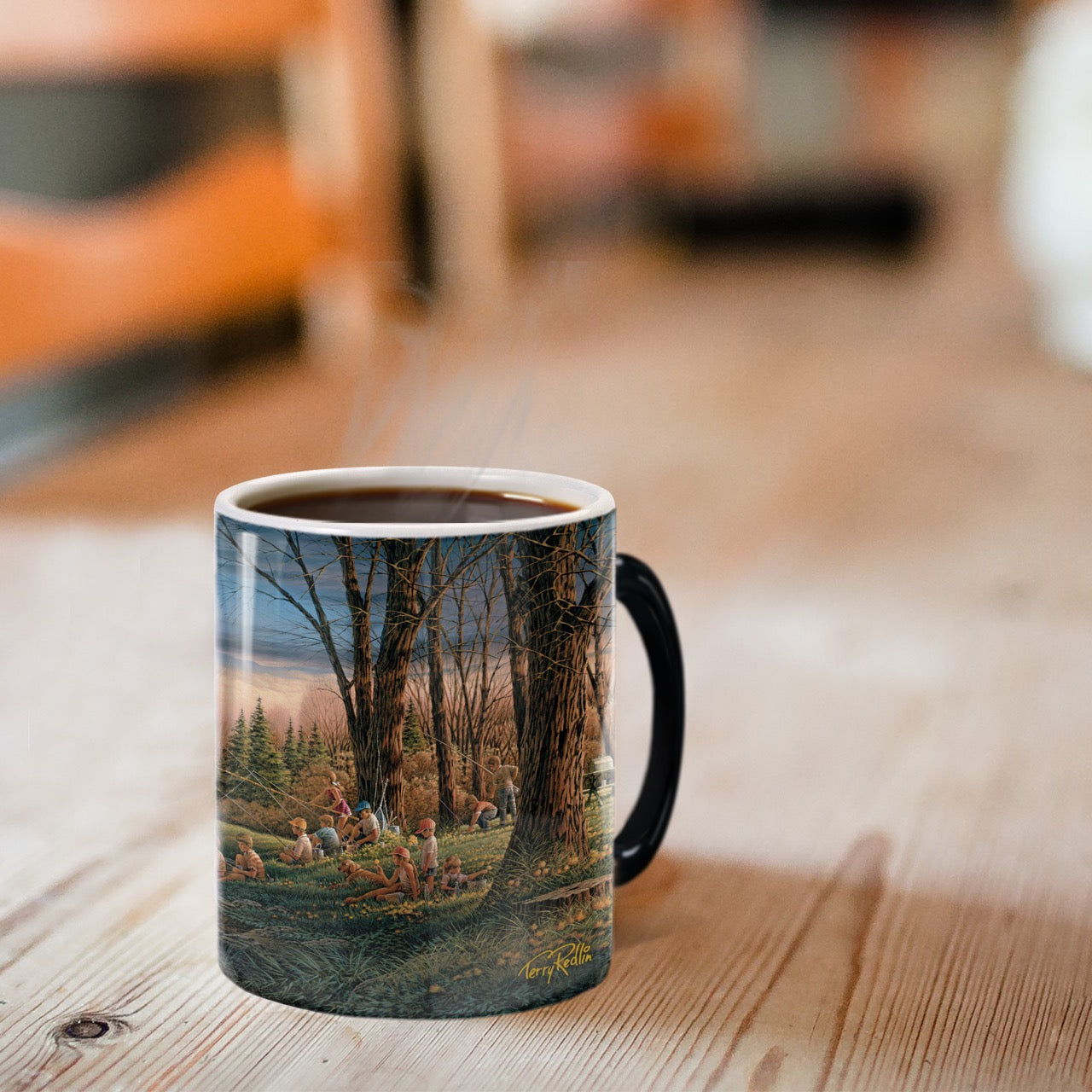 Wild Wings (Spring Fishing) Morphing Mugs®  Heat-Sensitive Mug MMUG1601