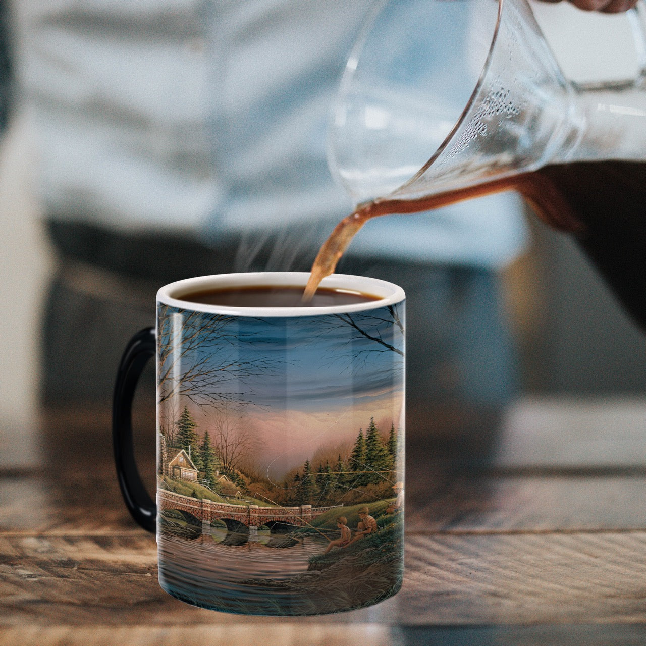 Wild Wings (Spring Fishing) Morphing Mugs®  Heat-Sensitive Mug MMUG1601