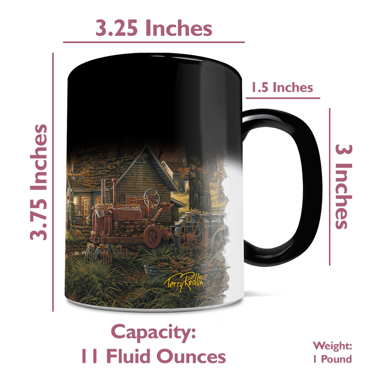 Wild Wings (Morning Surprise - Red Tractor) Morphing Mugs®  Heat-Sensitive Mug MMUG1602