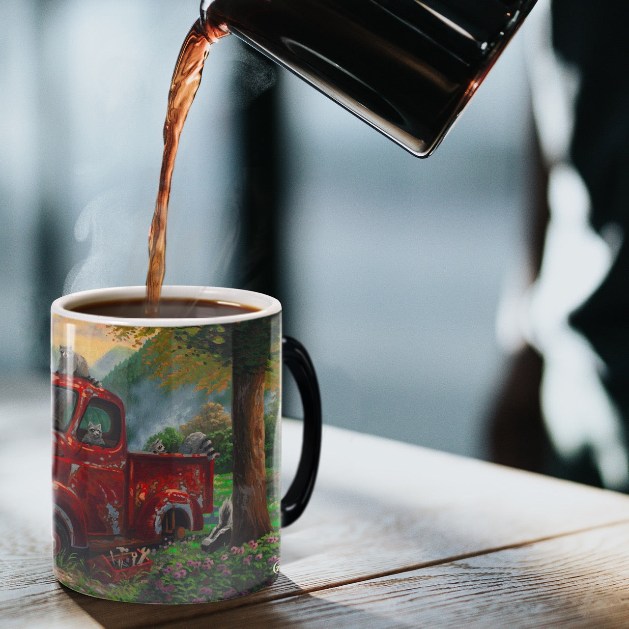 Zac Kinkade (Mountain Mechanics) Morphing Mugs®  Heat-Sensitive Mug MMUG1612