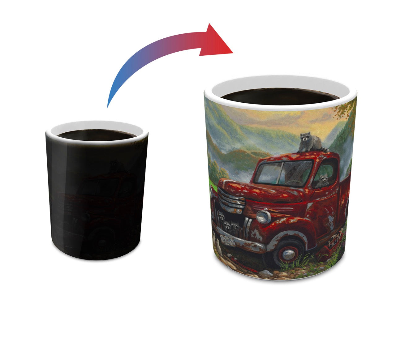 Zac Kinkade (Mountain Mechanics) Morphing Mugs®  Heat-Sensitive Mug MMUG1612