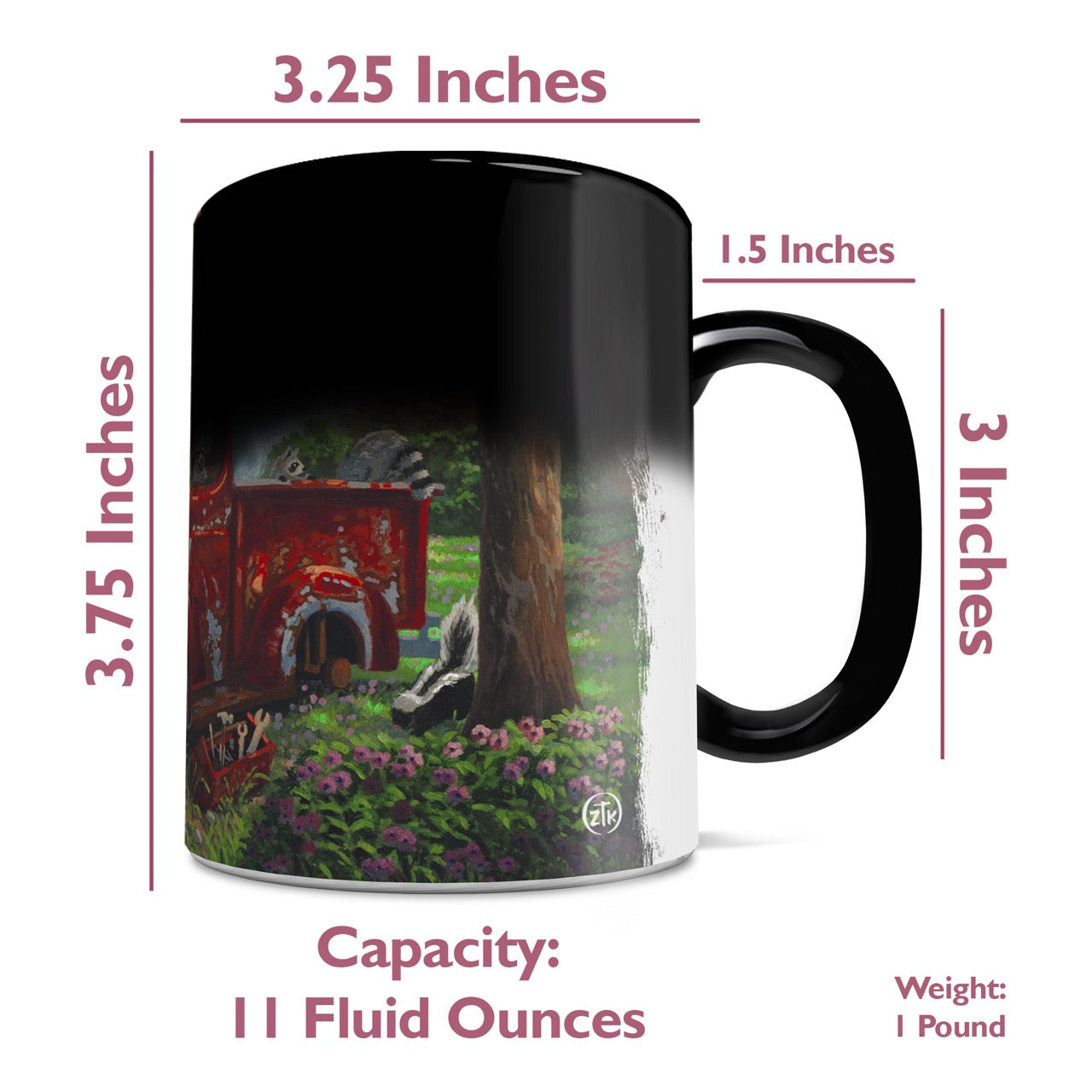 Zac Kinkade (Mountain Mechanics) Morphing Mugs®  Heat-Sensitive Mug MMUG1612