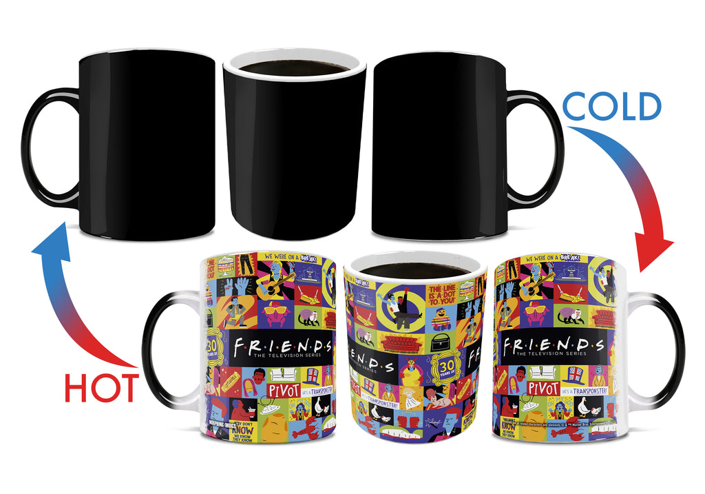 Friends: The Television Show 30th Anniversary (30 Years of Friends) Morphing Mugs® Heat-Sensitive Mug MMUG1615