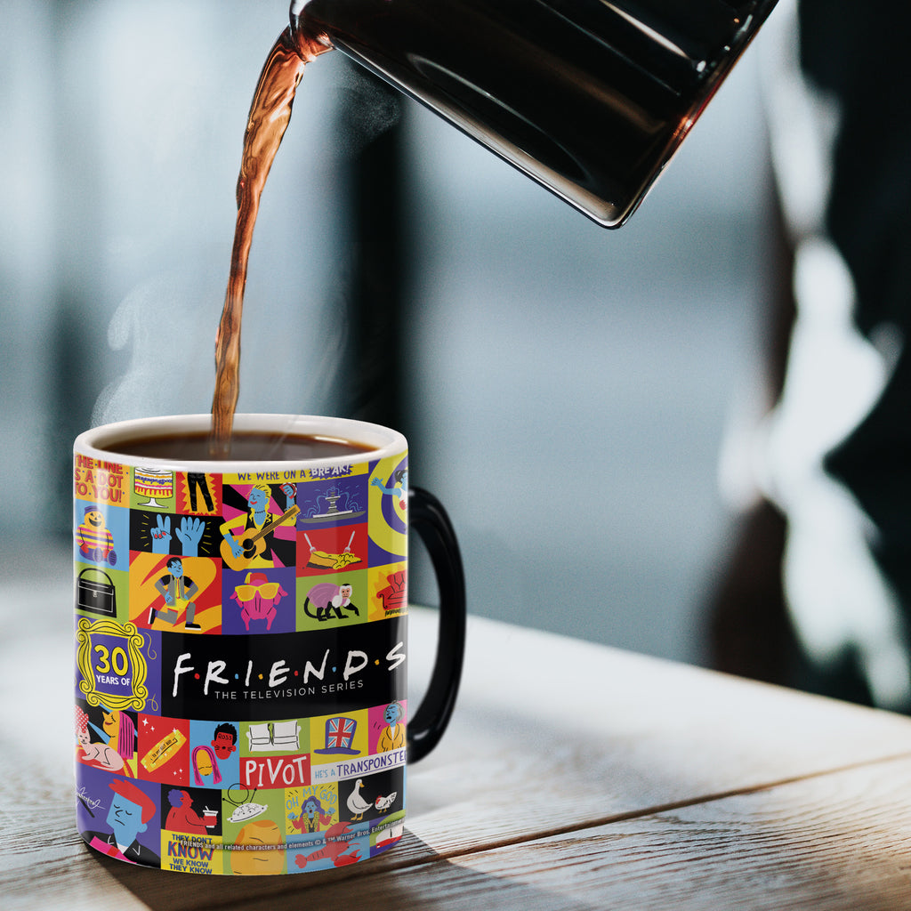 Friends: The Television Show 30th Anniversary (30 Years of Friends) Morphing Mugs® Heat-Sensitive Mug MMUG1615