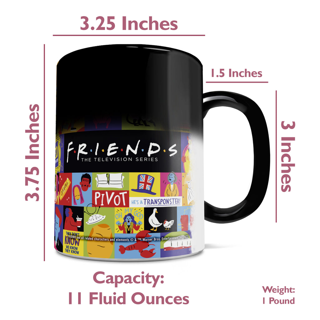 Friends: The Television Show 30th Anniversary (30 Years of Friends) Morphing Mugs® Heat-Sensitive Mug MMUG1615