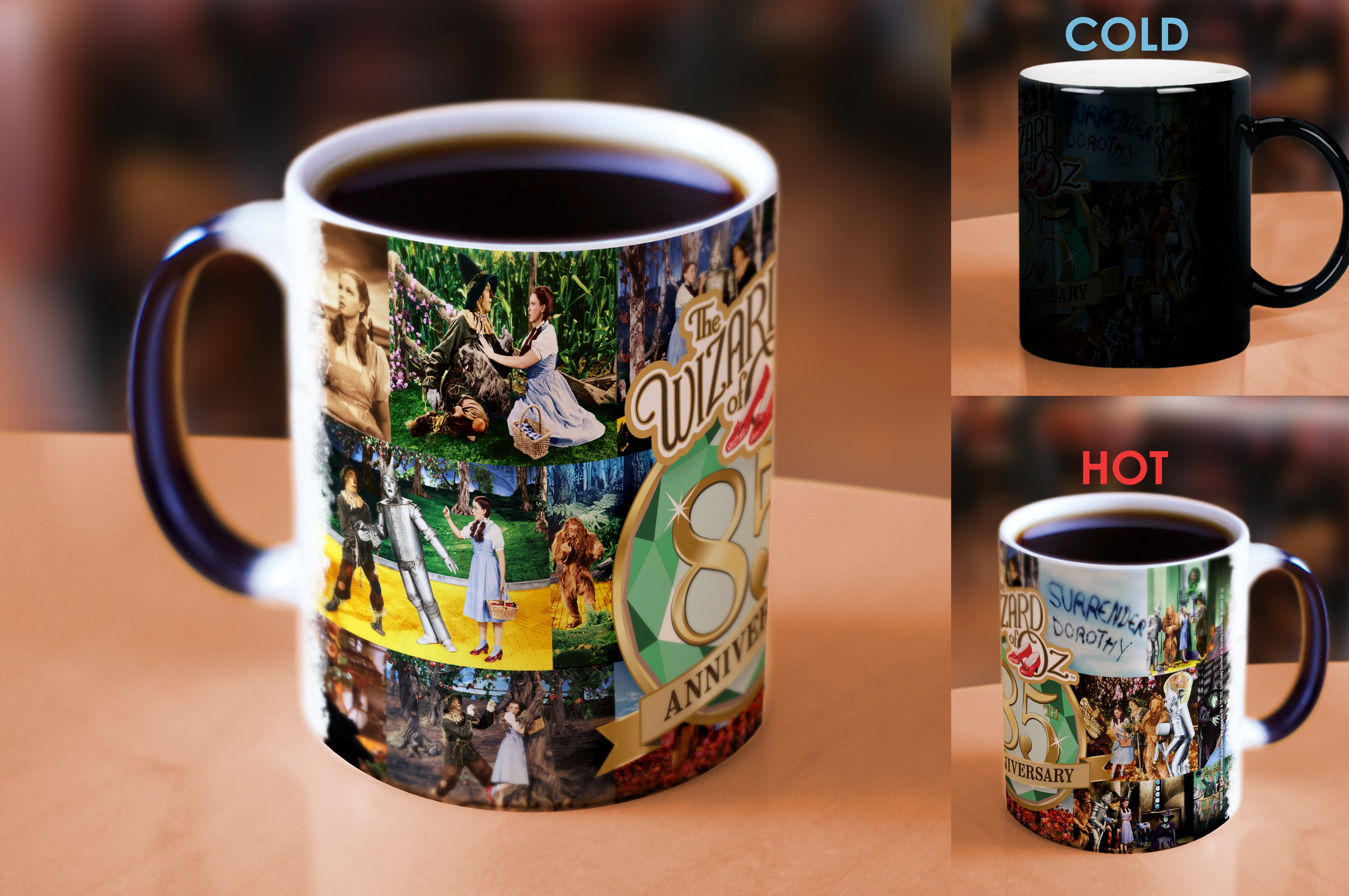 The Wizard of Oz (85th Anniversary - Iconic Scene Collage) Morphing Mugs® Heat- Sensitive Mug MMUG1620