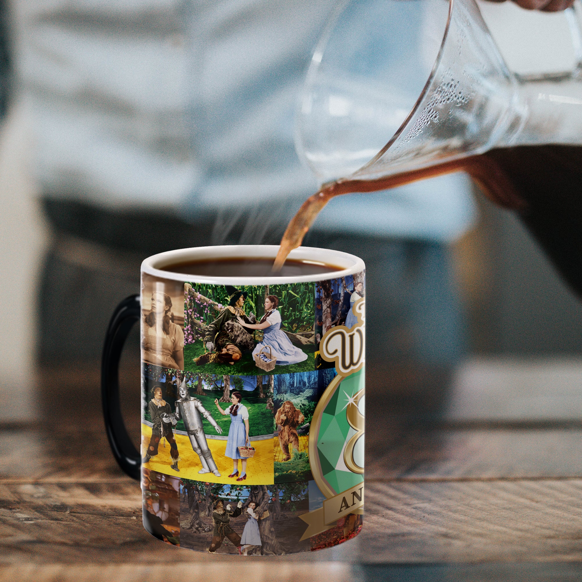 The Wizard of Oz (85th Anniversary - Iconic Scene Collage) Morphing Mugs® Heat- Sensitive Mug MMUG1620