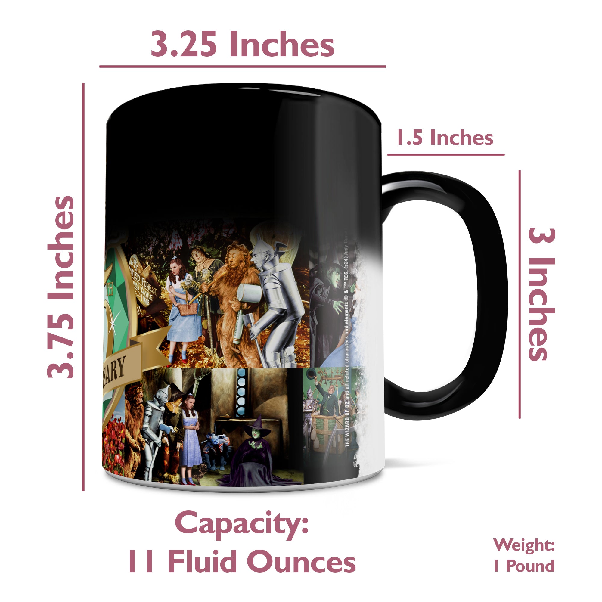 The Wizard of Oz (85th Anniversary - Iconic Scene Collage) Morphing Mugs® Heat- Sensitive Mug MMUG1620