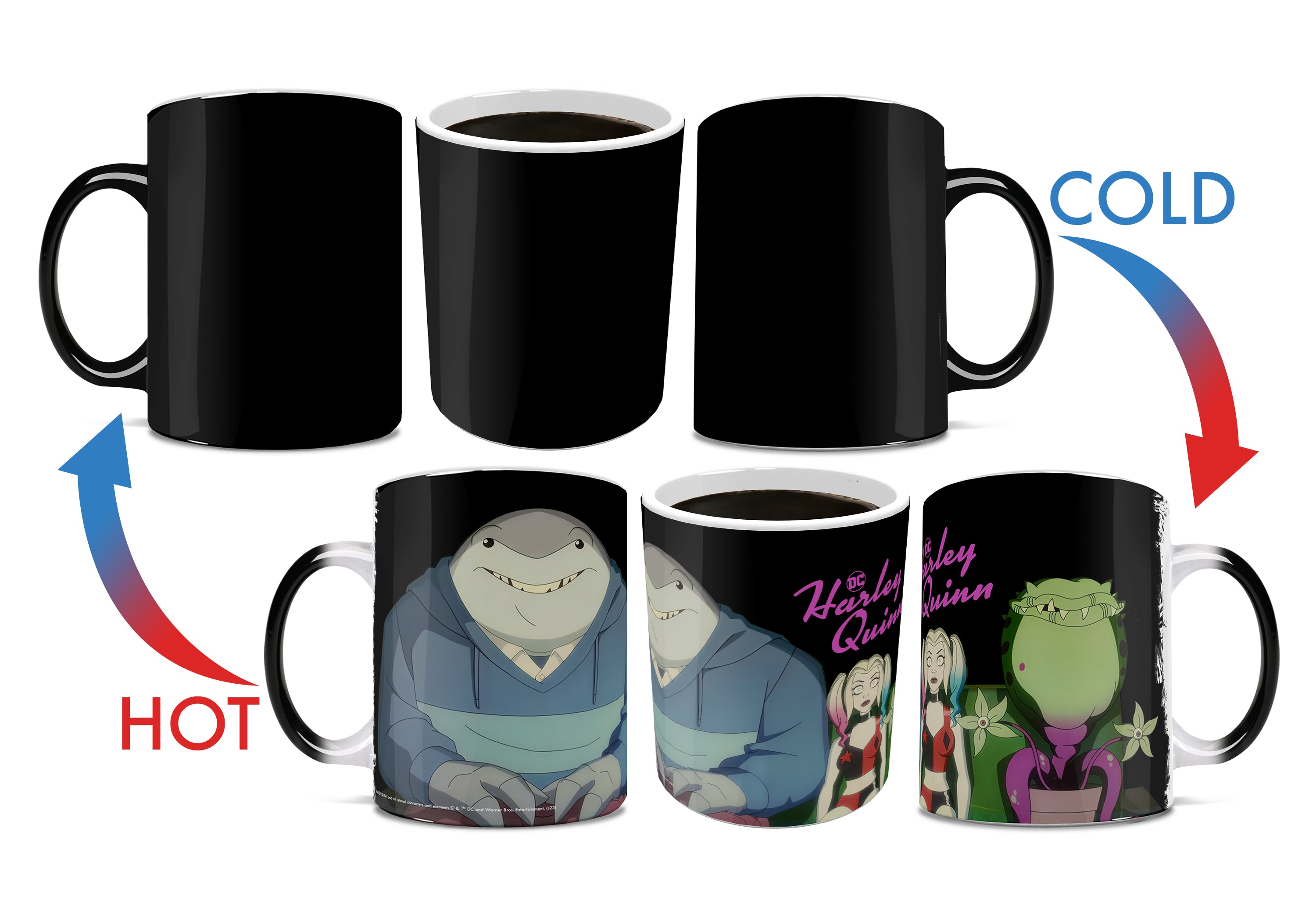 Harley Quinn: The Animated Series (Binge Watching) Morphing Mugs®  Heat-Sensitive Mug MMUG1628