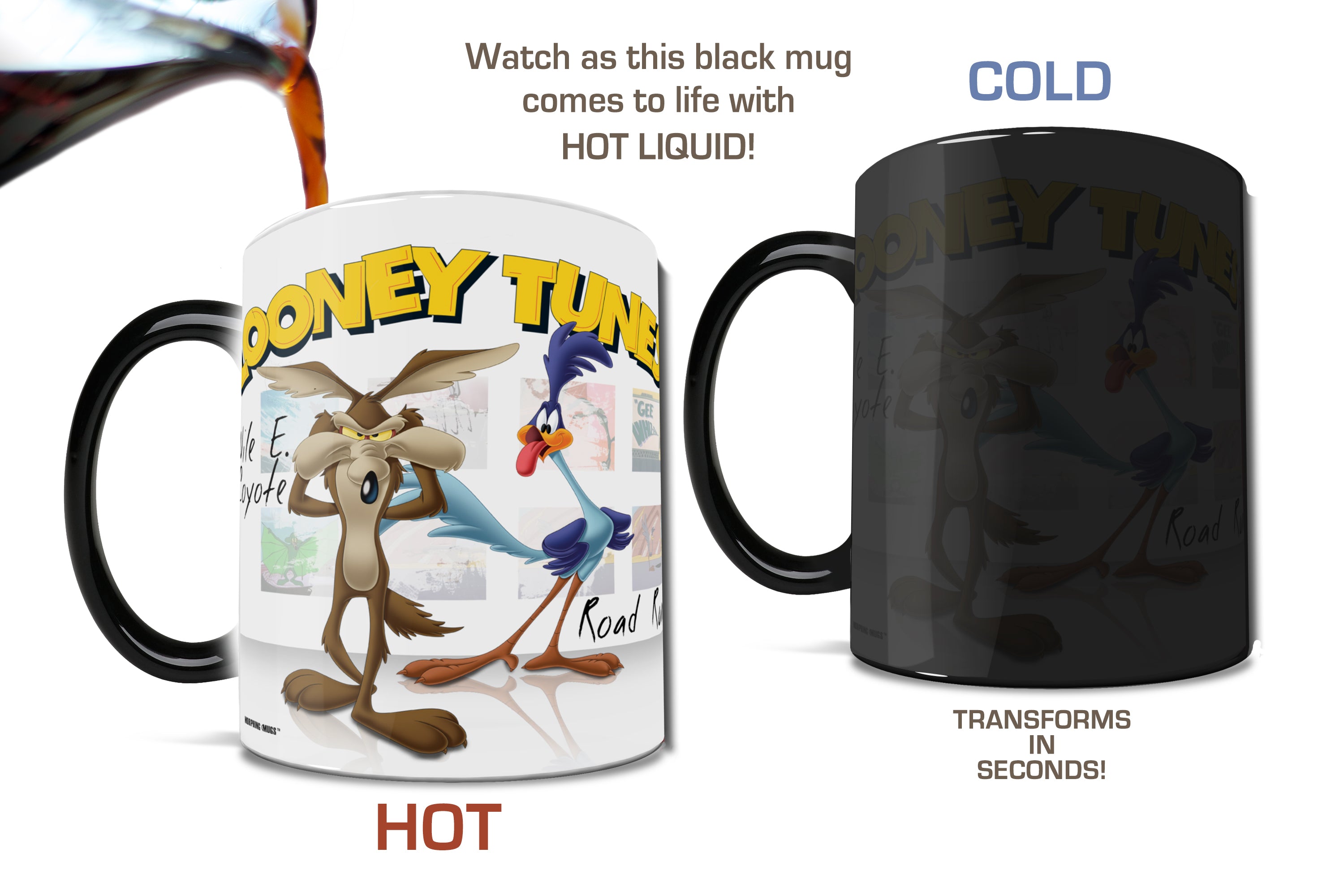Looney Tunes (Wile E. Coyote and Road Runner) Morphing Mugs® Heat-Sensitive Mug MMUG162