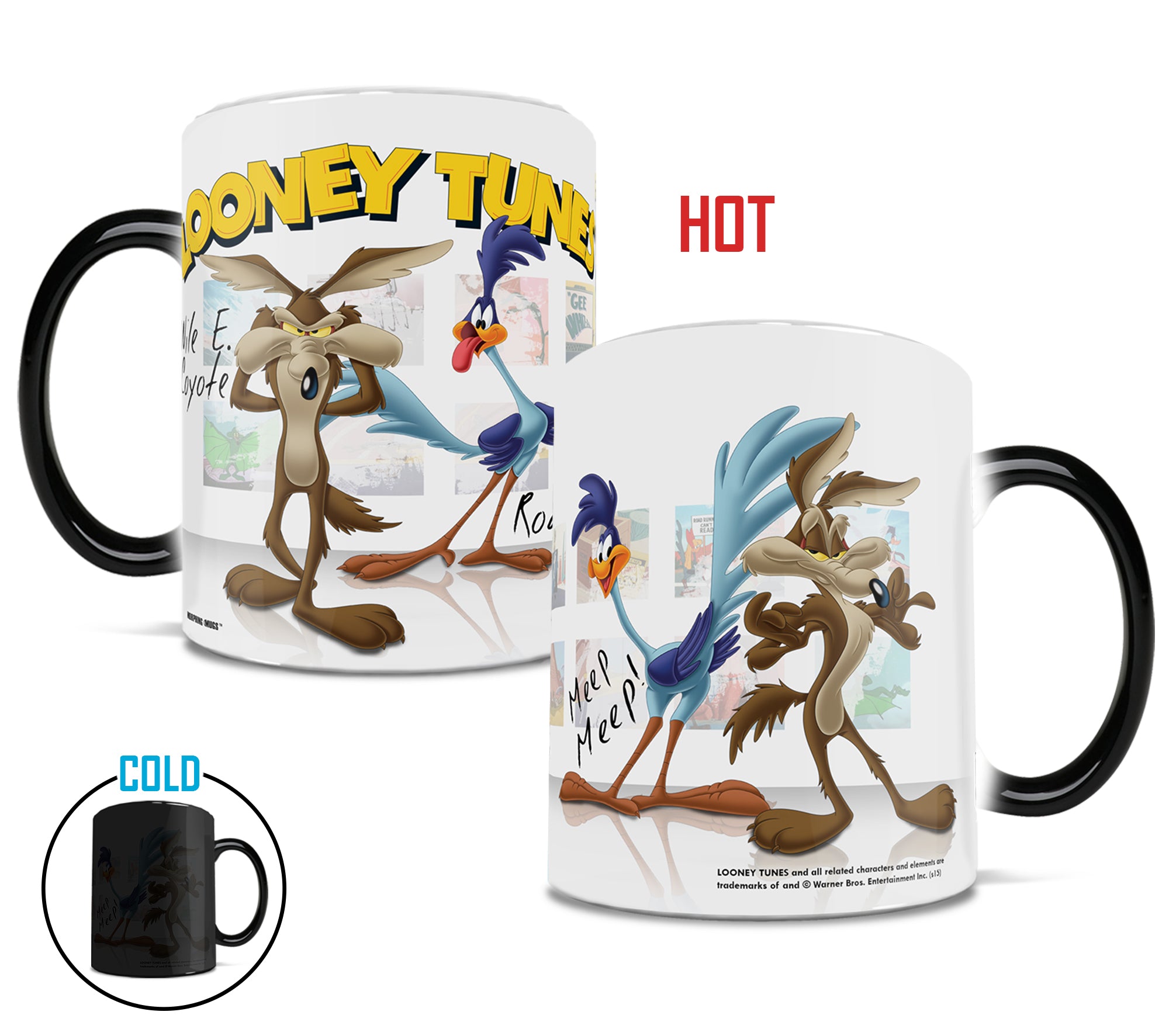 Looney Tunes (Wile E. Coyote and Road Runner) Morphing Mugs® Heat-Sensitive Mug MMUG162