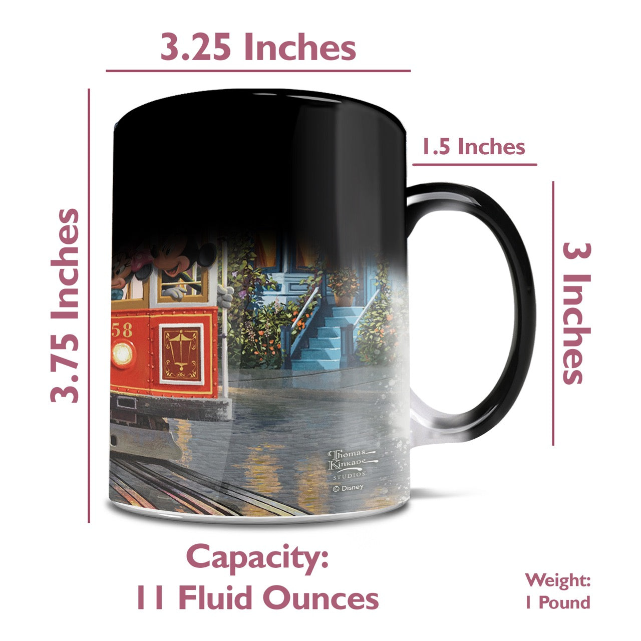 Disney (Mickey and Minnie in San Francisco) Morphing Mugs®  Heat-Sensitive Mug MMUG1636