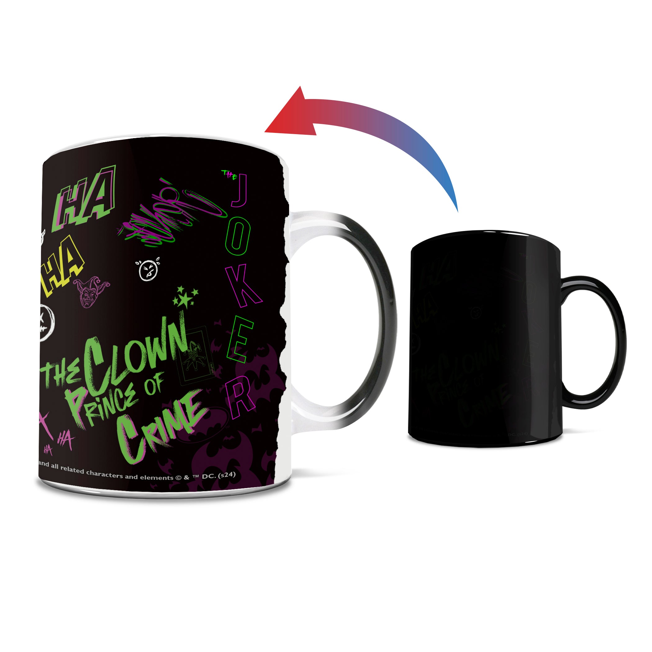 DC Comics (Joker - Mad Graffiti) 11 oz Morphing Mugs® Heat- Sensitive Mug MMUG1639