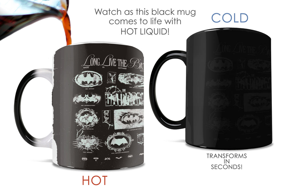 Batman 85th Anniversary (Long Live the Bat) 11 oz Morphing Mugs® Heat- Sensitive Mug MMUG1640