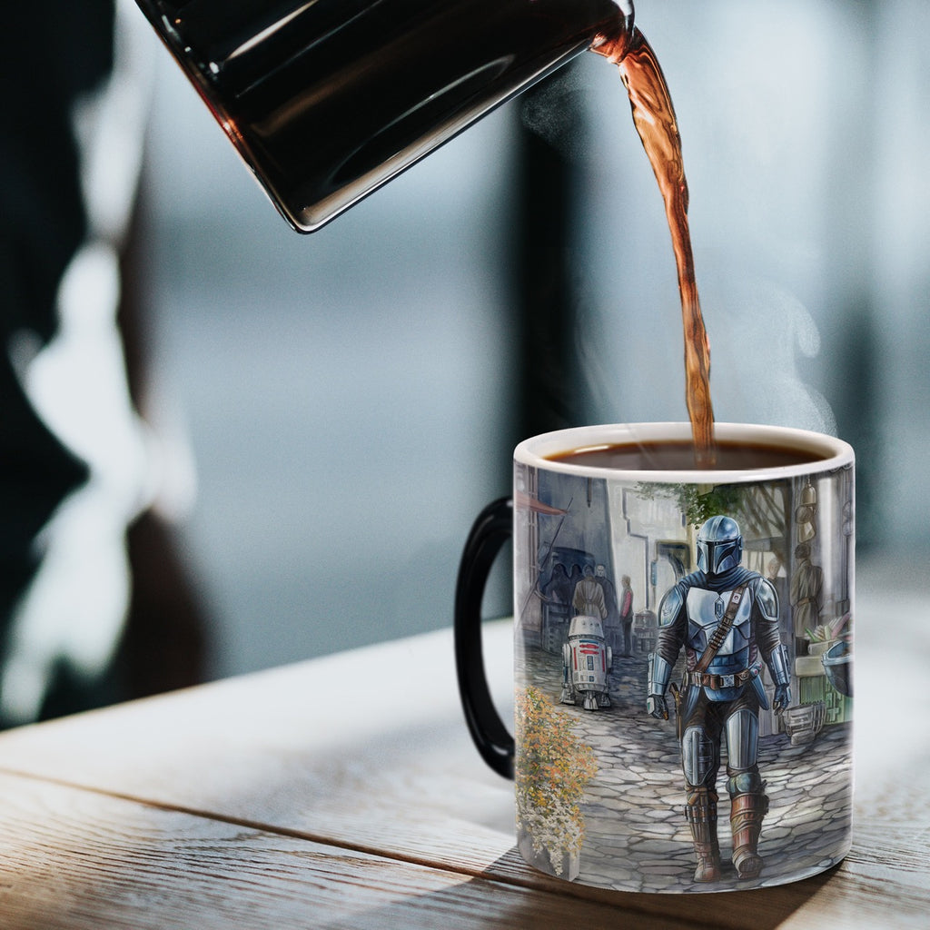 Star Wars (The Mandalorian - A Welcome Sight) Morphing Mugs®  Heat-Sensitive Mug MMUG1661