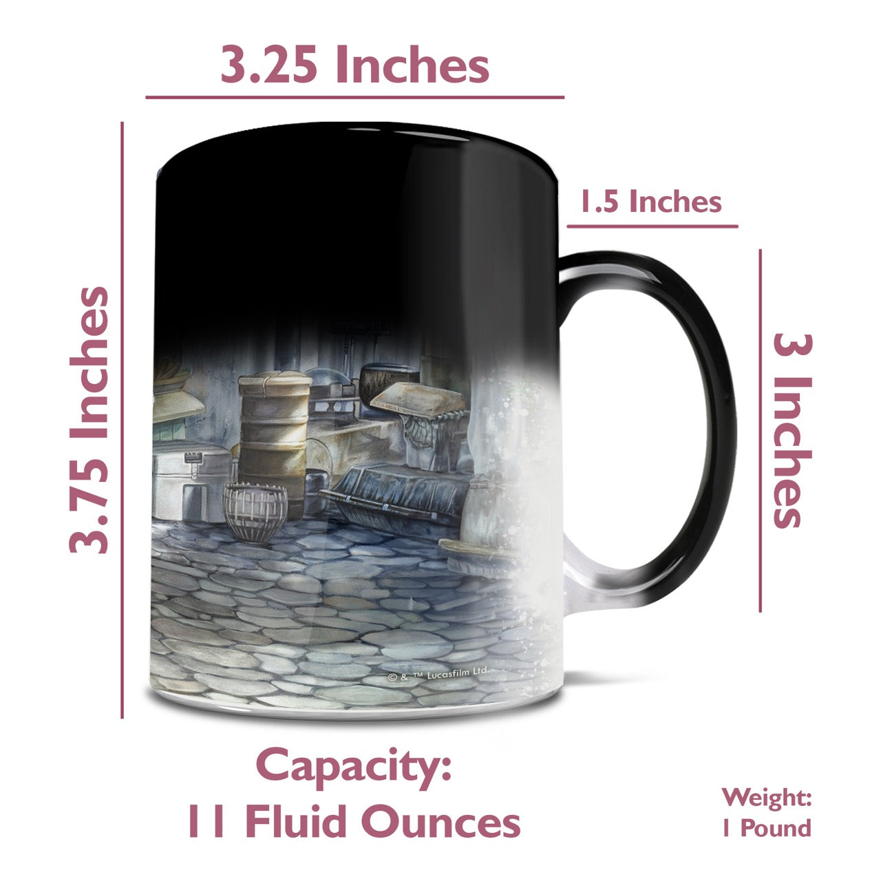 Star Wars (The Mandalorian - A Welcome Sight) Morphing Mugs®  Heat-Sensitive Mug MMUG1661