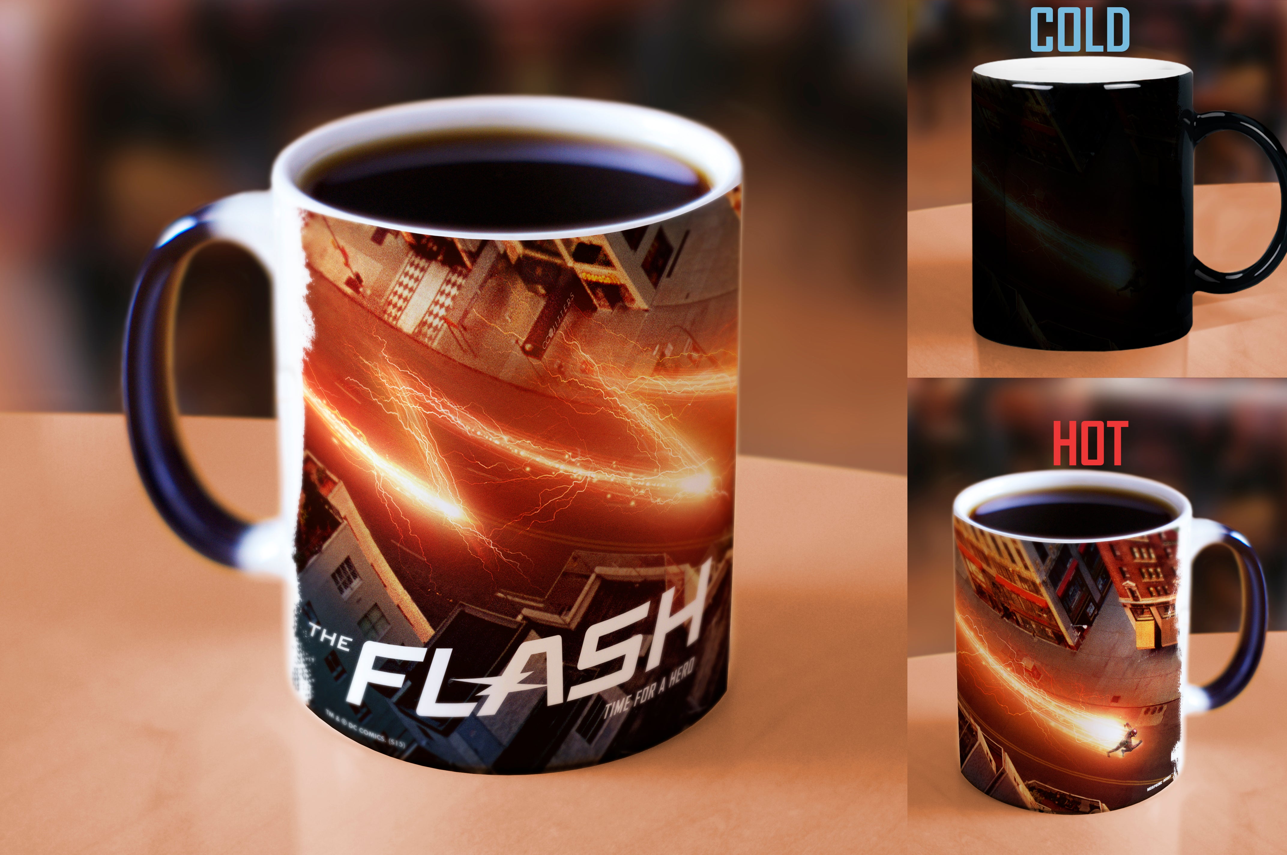 Flash: The TV Show (Time For A Hero) Morphing Mugs® Heat-Sensitive Mug MMUG166