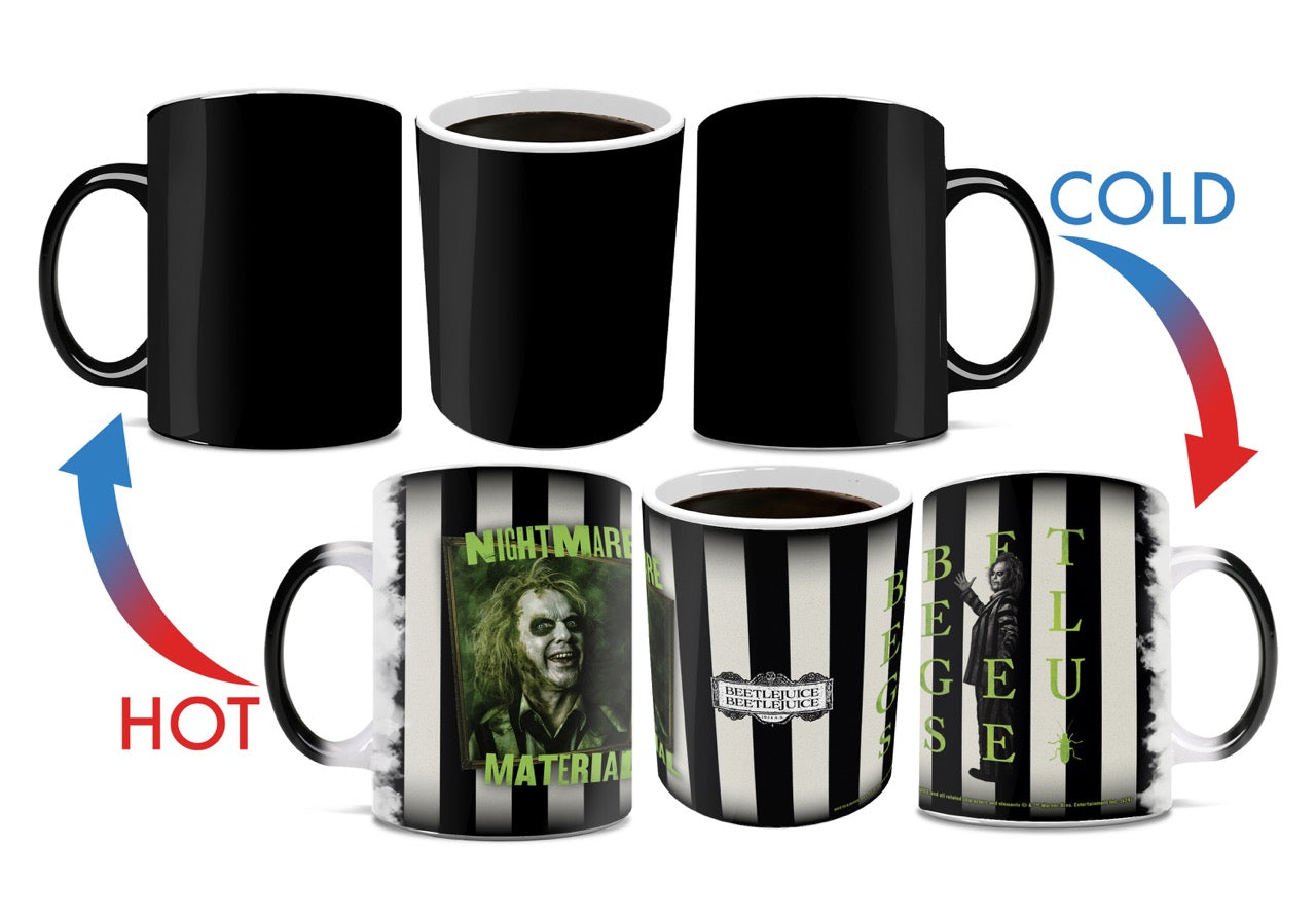 Beetlejuice Beetlejuice (Nightmare Material) Morphing Mugs® Heat-Sensitive Mug MMUG1672
